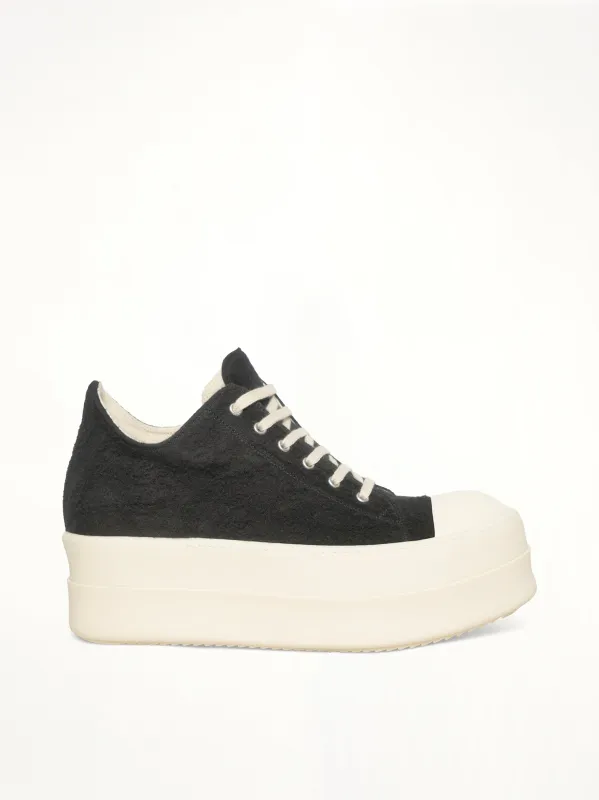 Double Bumper Sneaker in Black/Milk/Milk sold by MARAIS
