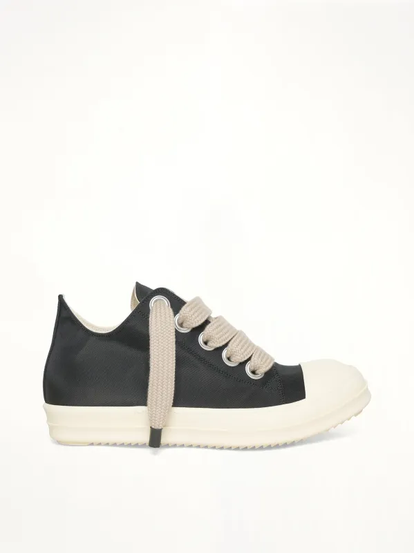 Nylon Jumbolace Sneaks in Black/Milk/Milk sold by MARAIS