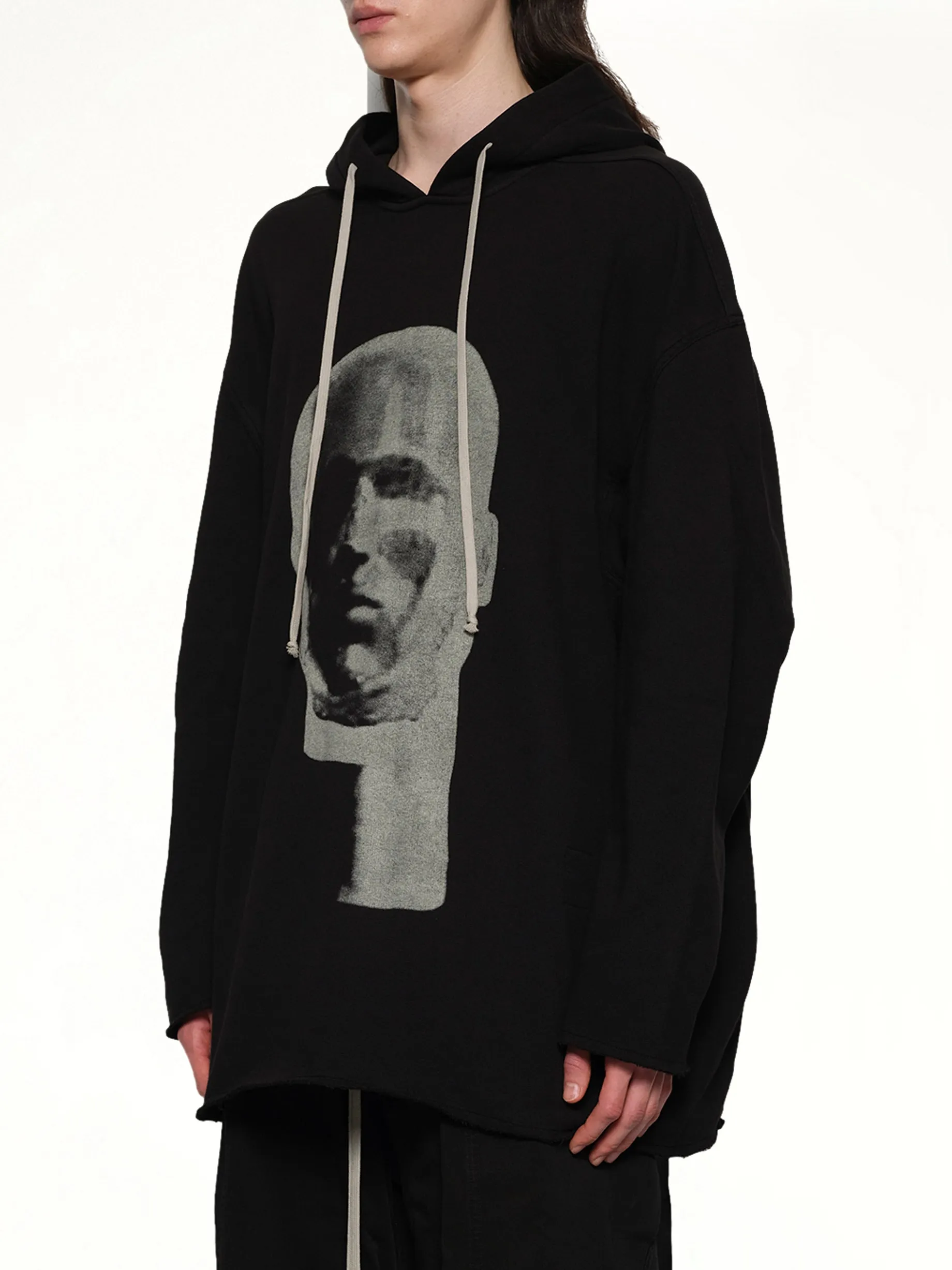 Head Print Peter Hoodie in Black/Pearl sold by MARAIS product image thumbnail 3