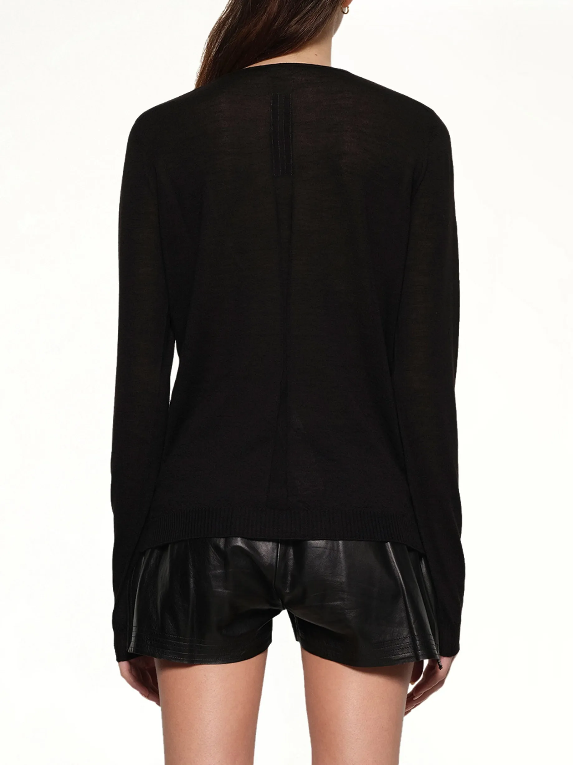 Extreme V Neck Pull in Black sold by MARAIS product image thumbnail 5