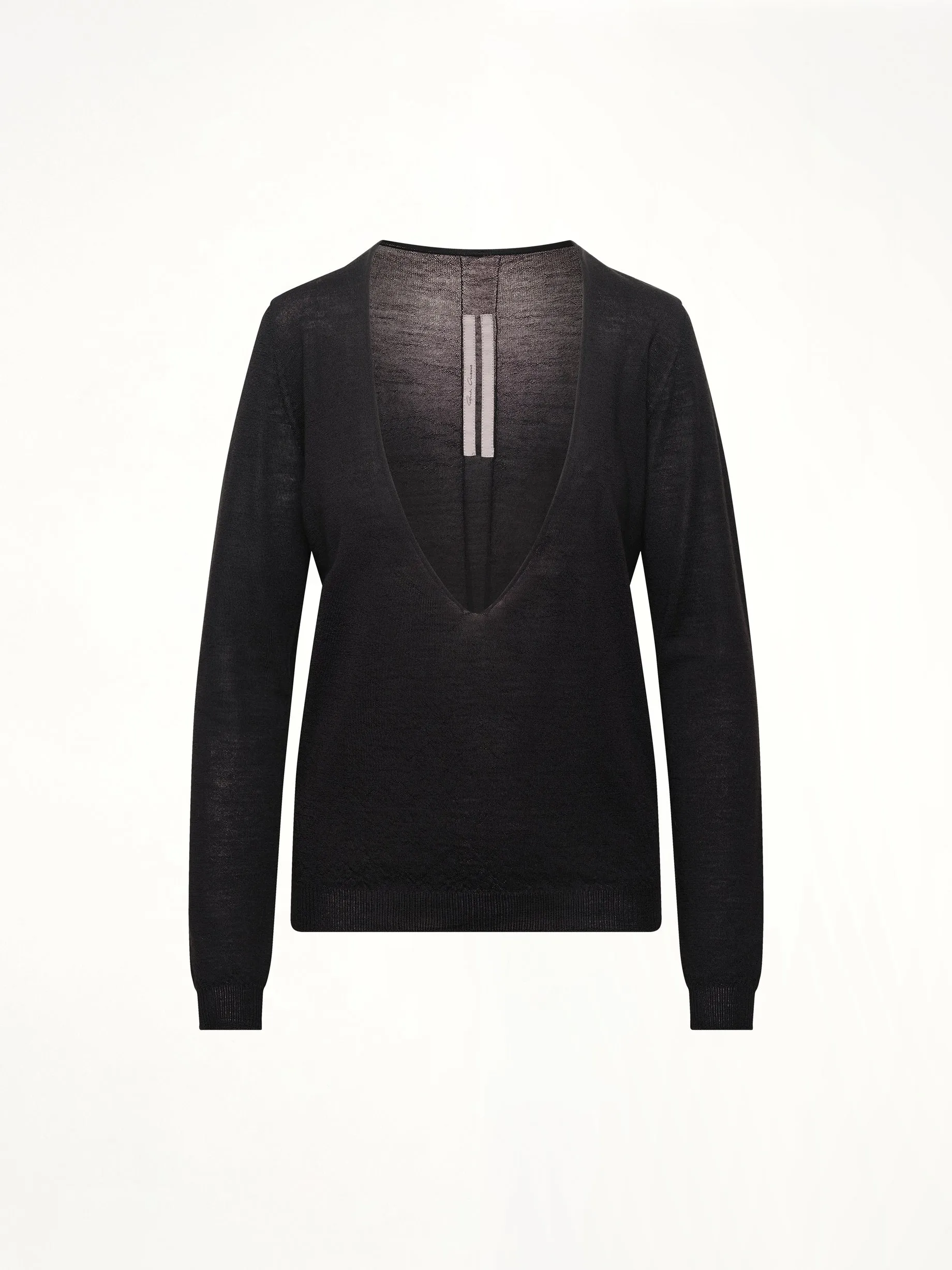 Extreme V Neck Pull in Black sold by MARAIS product image thumbnail 2