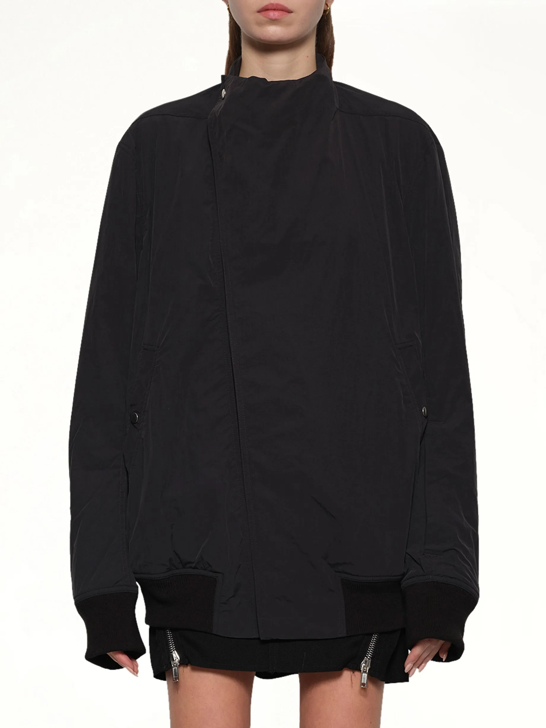 Hollywood Flight Jacket in Black sold by MARAIS