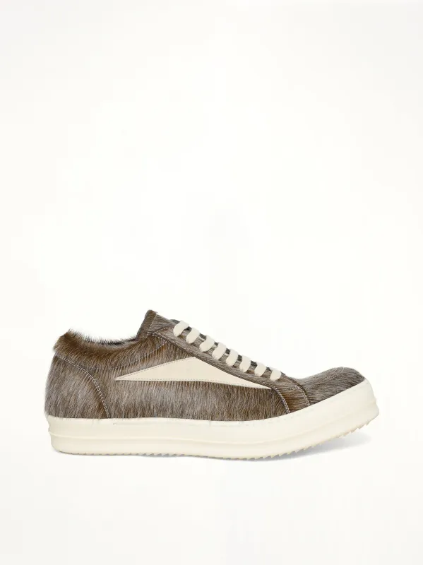 Fur Vintage Sneaks in Indigo/Milk sold by MARAIS
