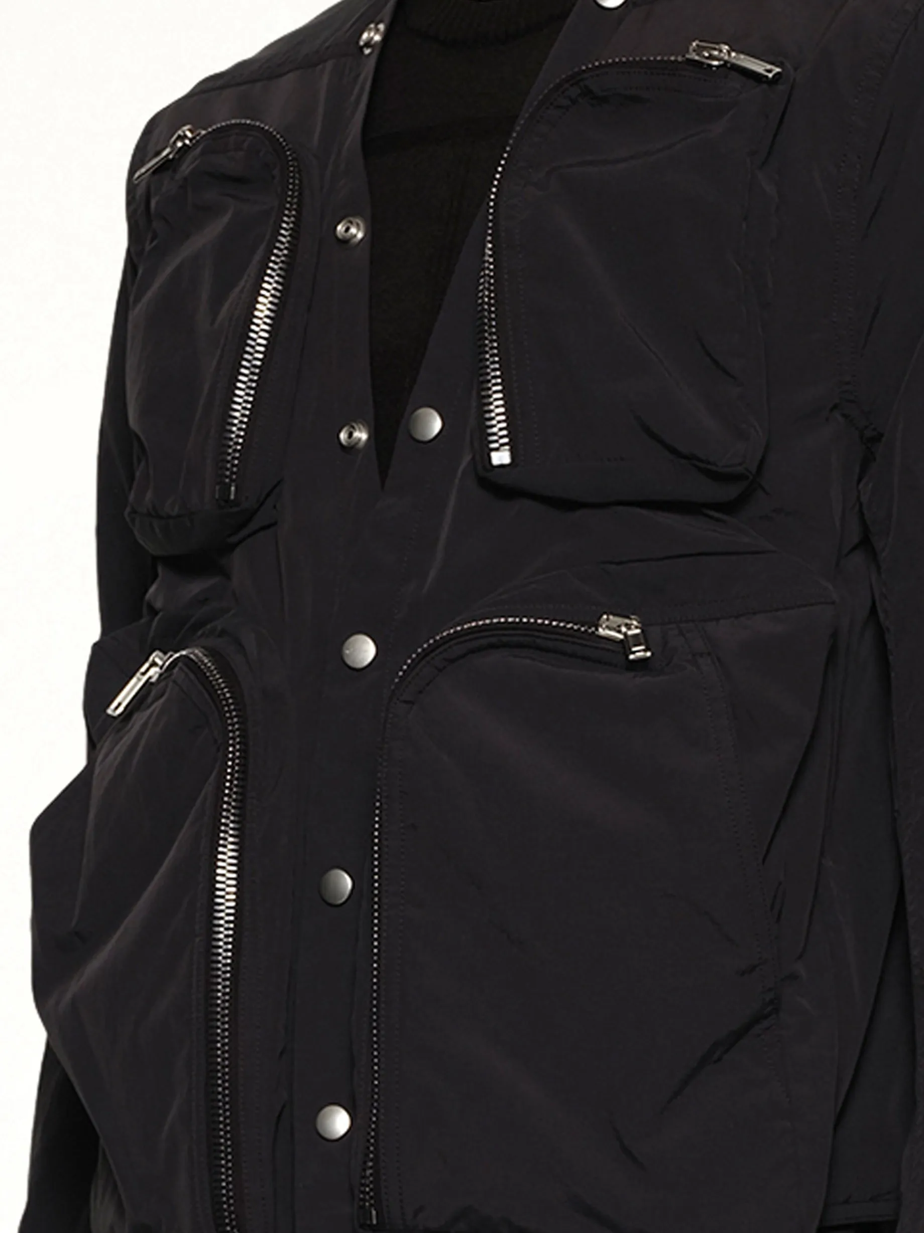 Cargo Jacket in Black sold by MARAIS product image thumbnail 3
