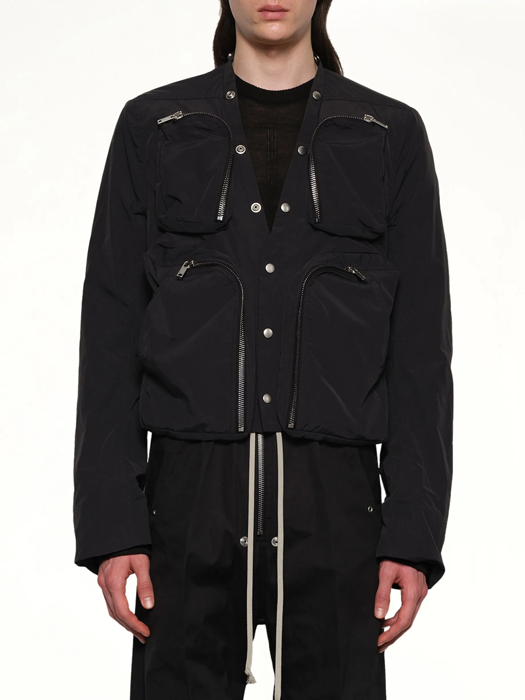 Cargo Jacket in Black sold by MARAIS