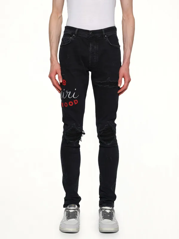 Club Amiri MX1 Jean in Dust Black sold by MARAIS