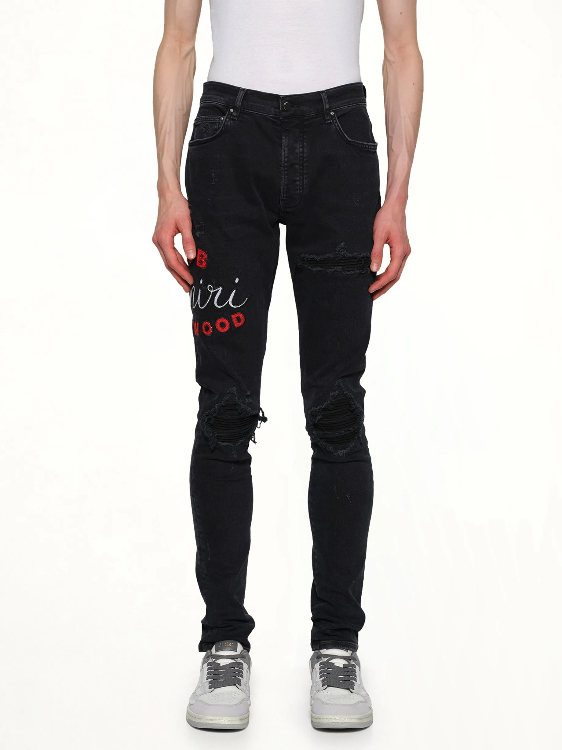 Club Amiri MX1 Jean in Dust Black sold by MARAIS