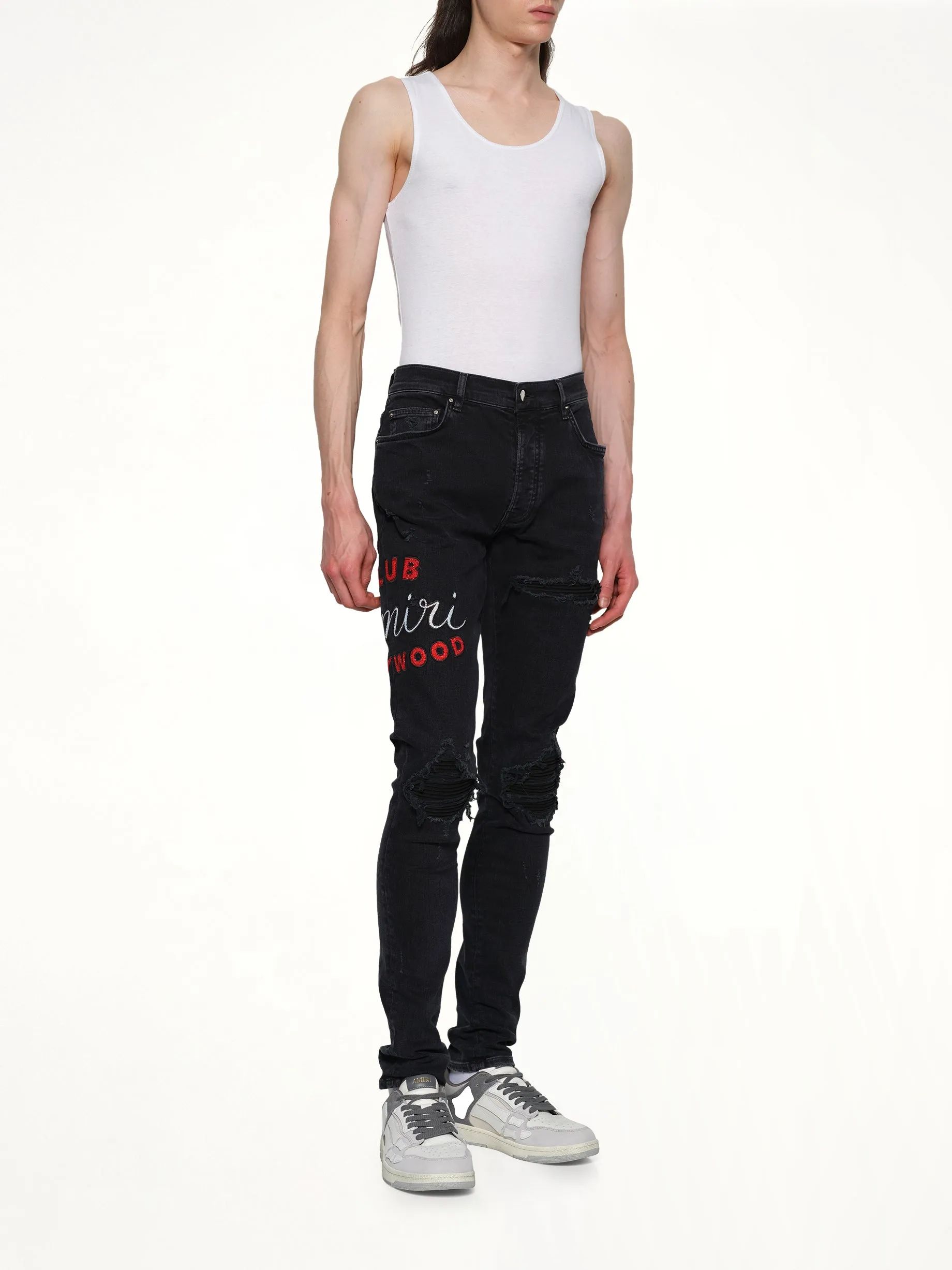 Club Amiri MX1 Jean in Dust Black sold by MARAIS product image thumbnail 4