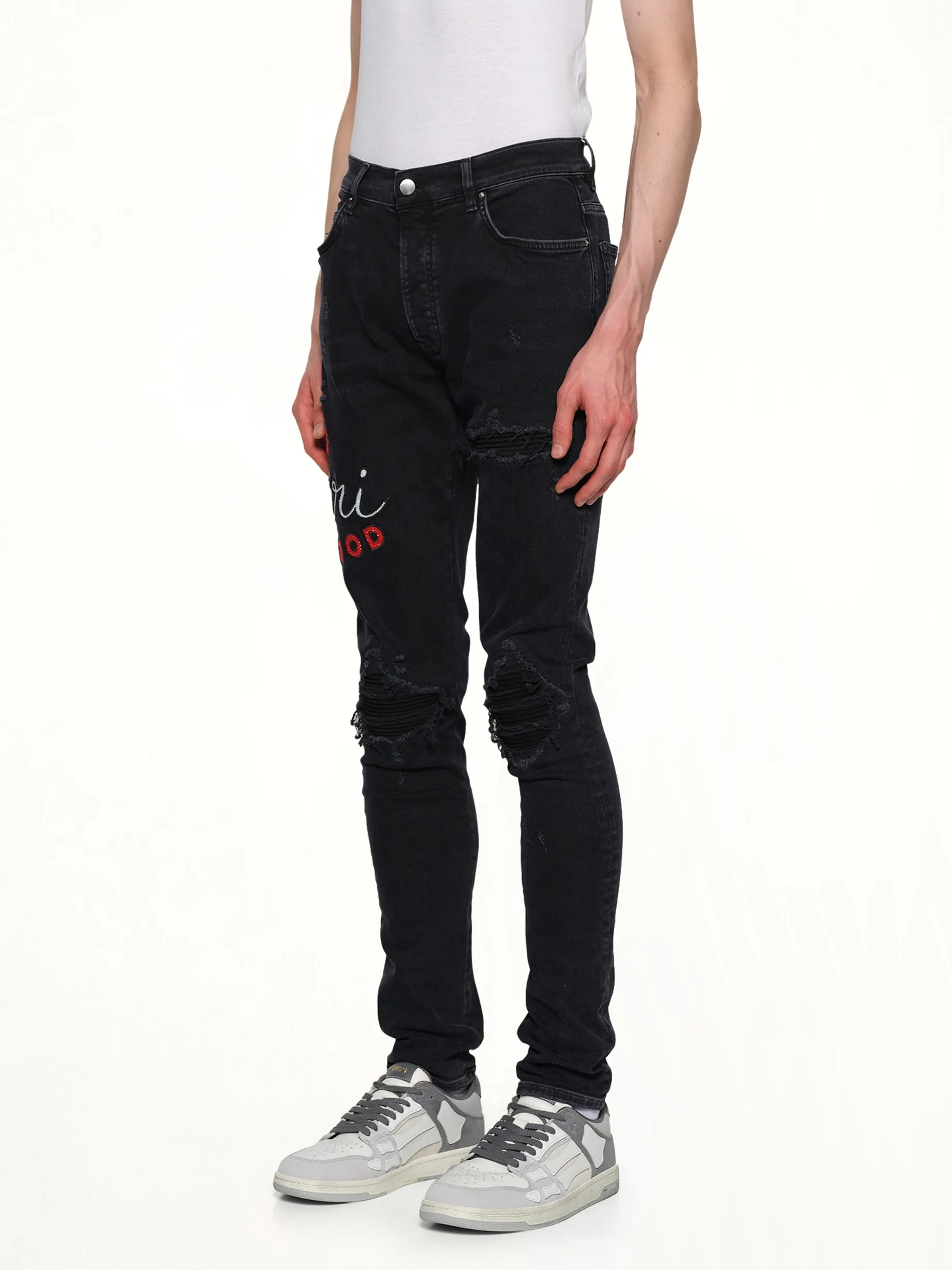 Club Amiri MX1 Jean in Dust Black sold by MARAIS product image thumbnail 3