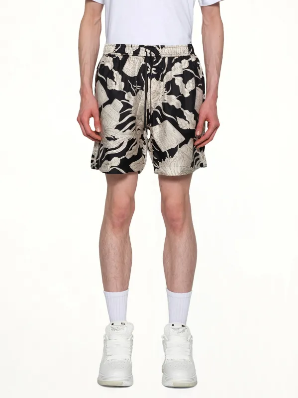Floral Short in Black sold by MARAIS