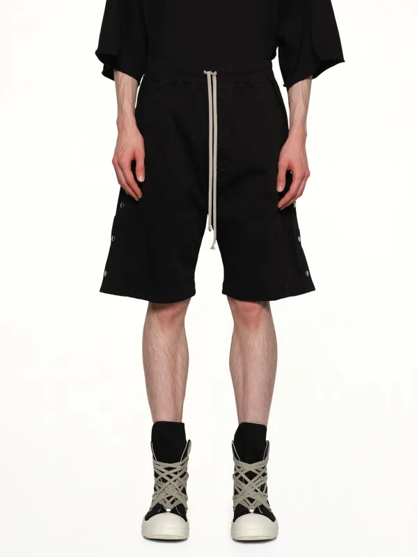 Pusher Shorts in Black sold by MARAIS