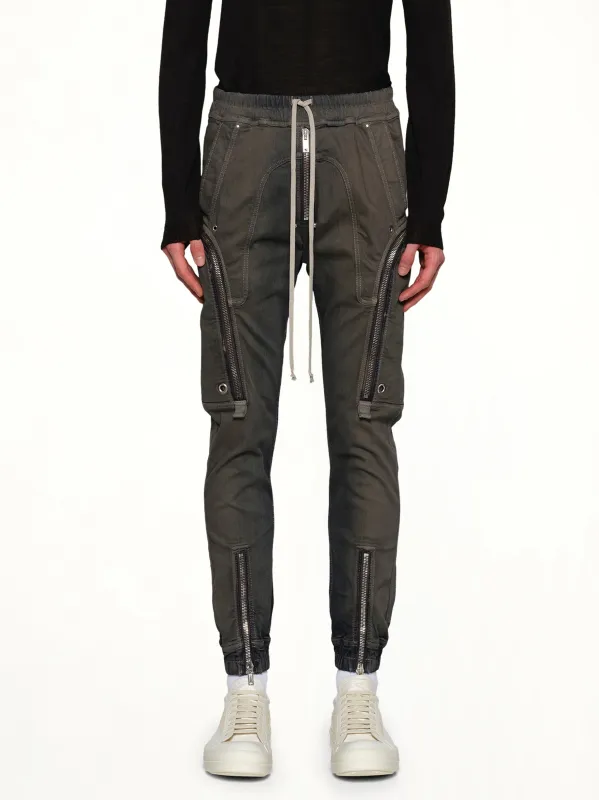 Bauhaus Cargo Pants in Darkdust Degrade made by Rick Owens