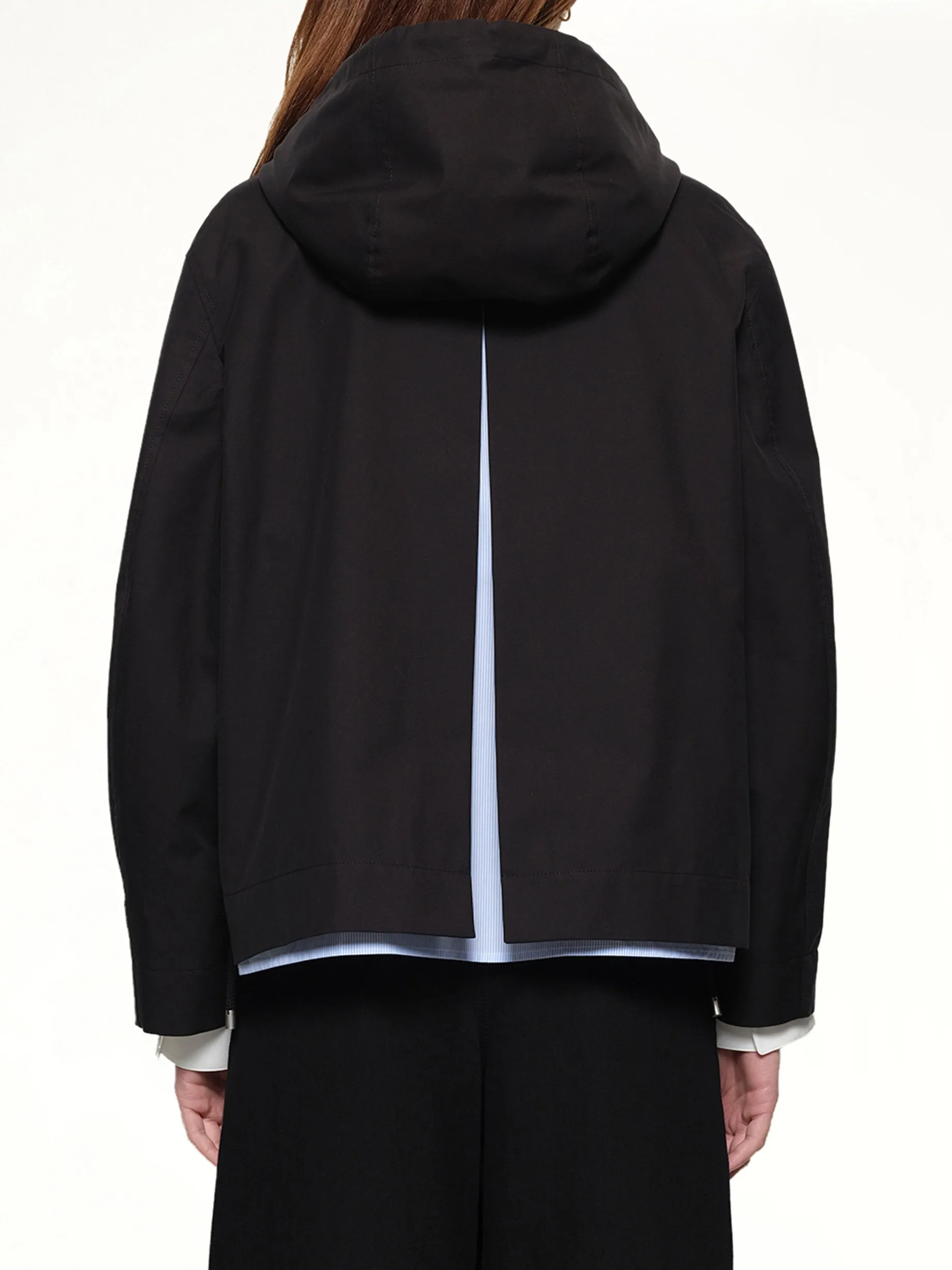 Hooded Parka in Black sold by MARAIS product image thumbnail 5