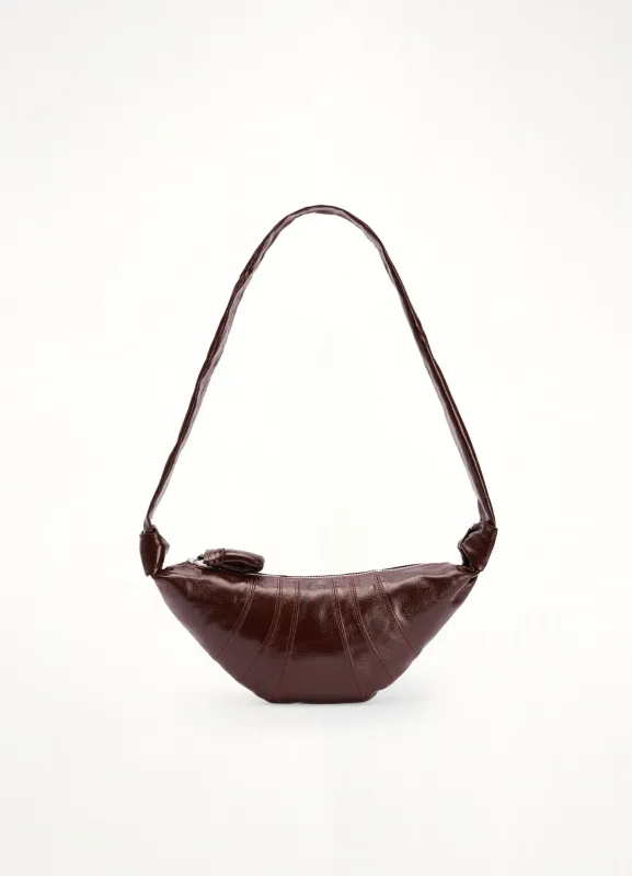 Small Croissant Bag in Chocolate Fondant sold by MARAIS