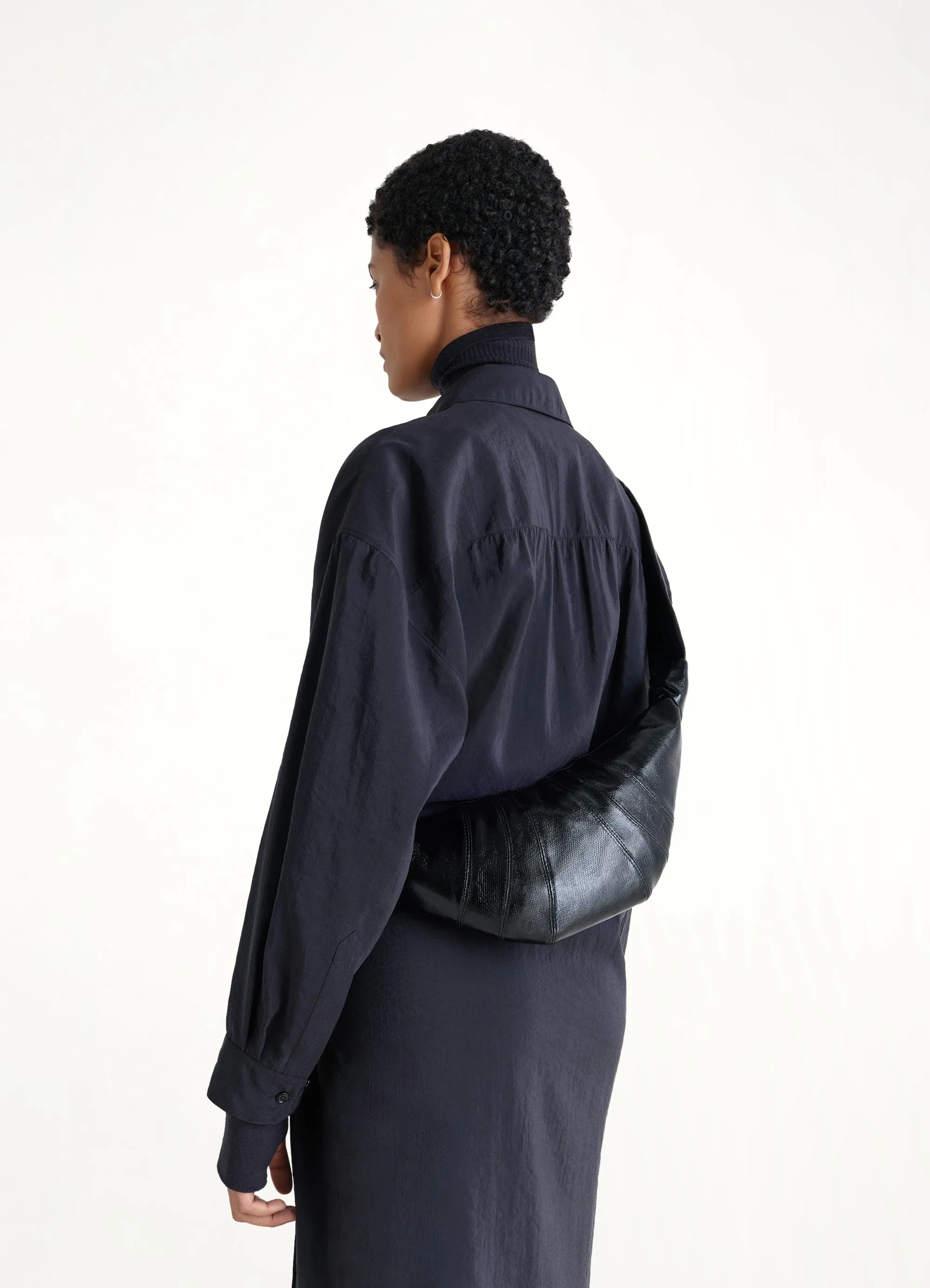 Small Croissant Bag in Black sold by MARAIS product image thumbnail 5