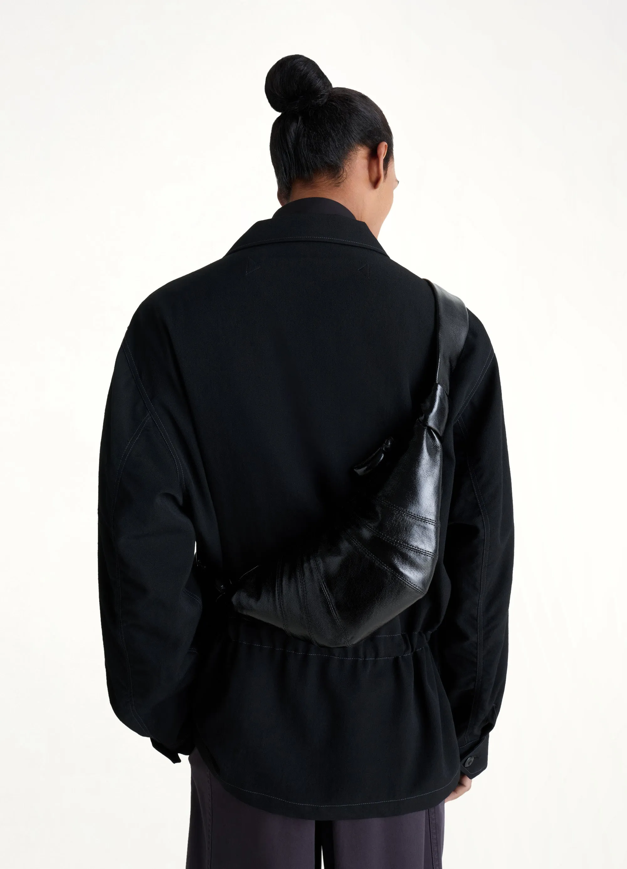 Small Croissant Bag in Black sold by MARAIS product image thumbnail 4