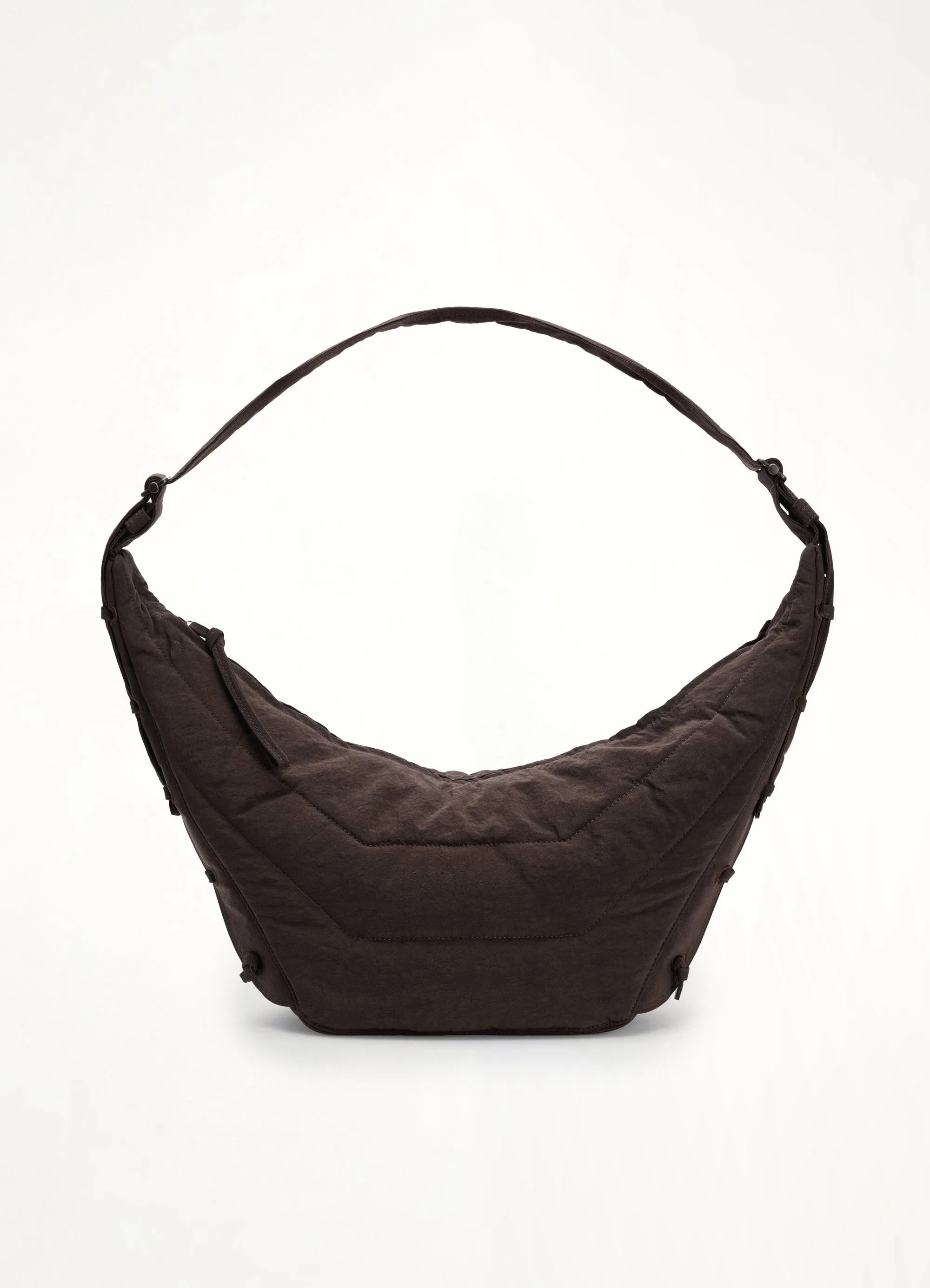 Medium Soft Game Bag in Dark Chocolate sold by MARAIS