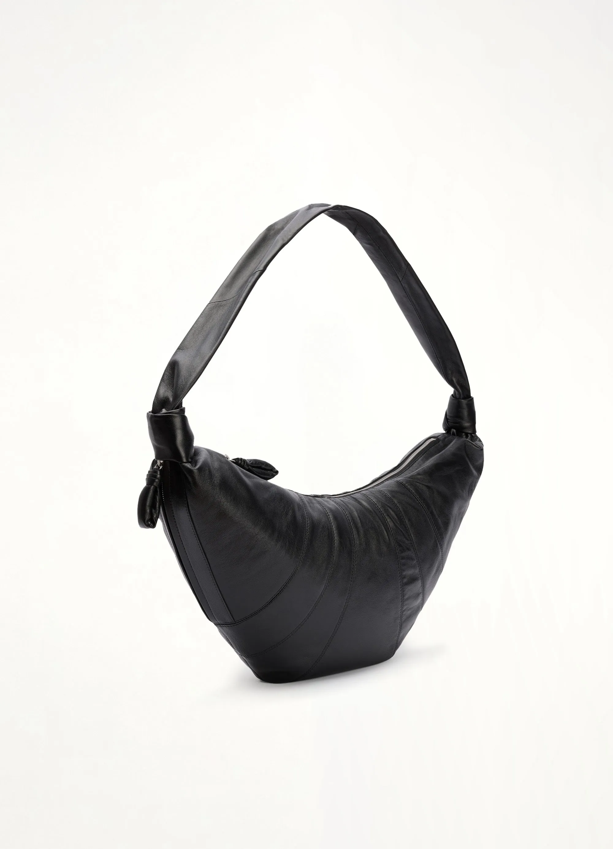 Lambskin Large Croissant Bag in Black sold by MARAIS product image thumbnail 2