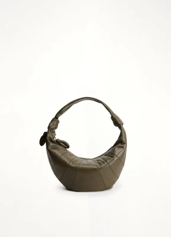 Fortune Croissant Bag in Dark Khaki sold by MARAIS