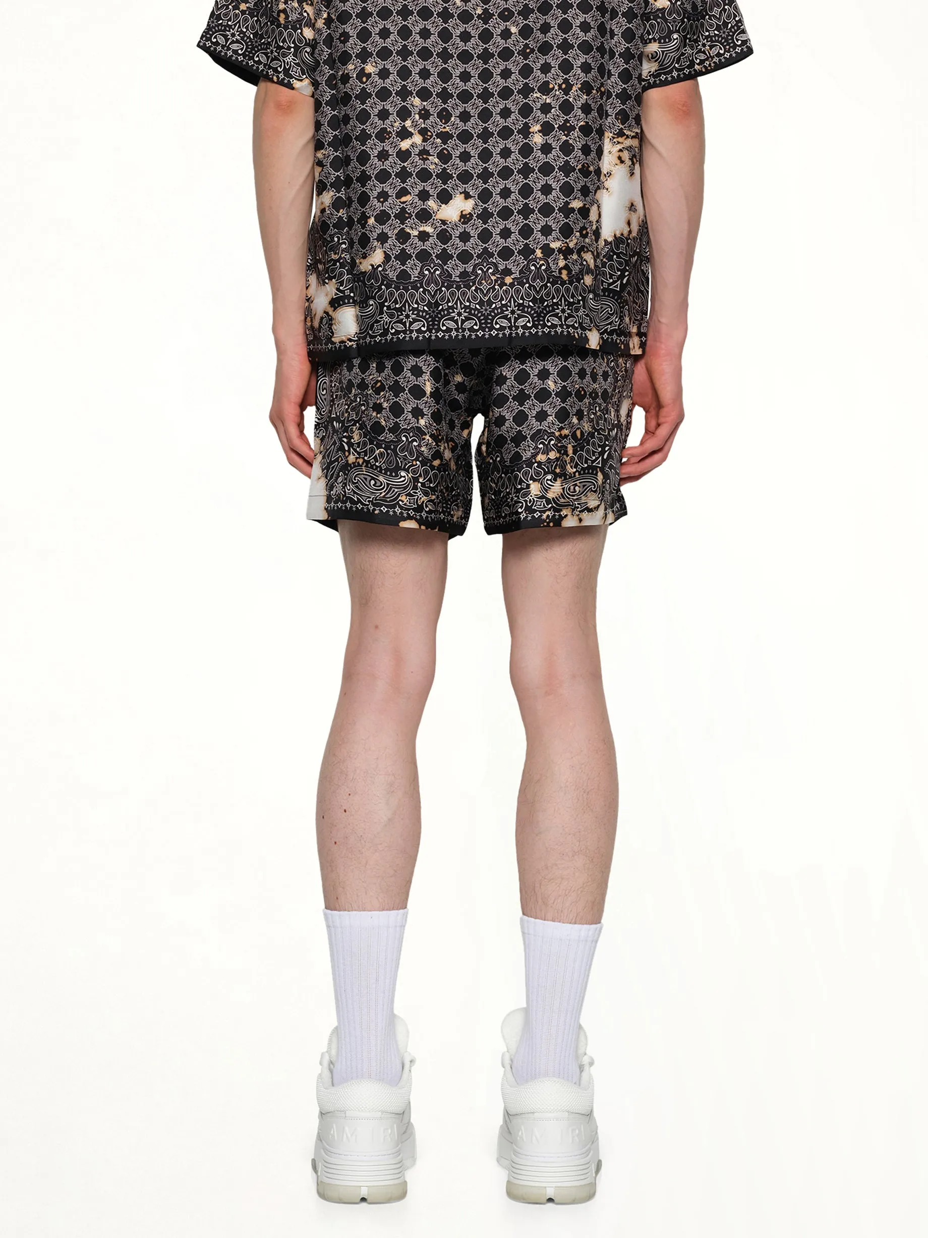 Bleach Bandana Bowling Shirt in Black sold by MARAIS product image thumbnail 5