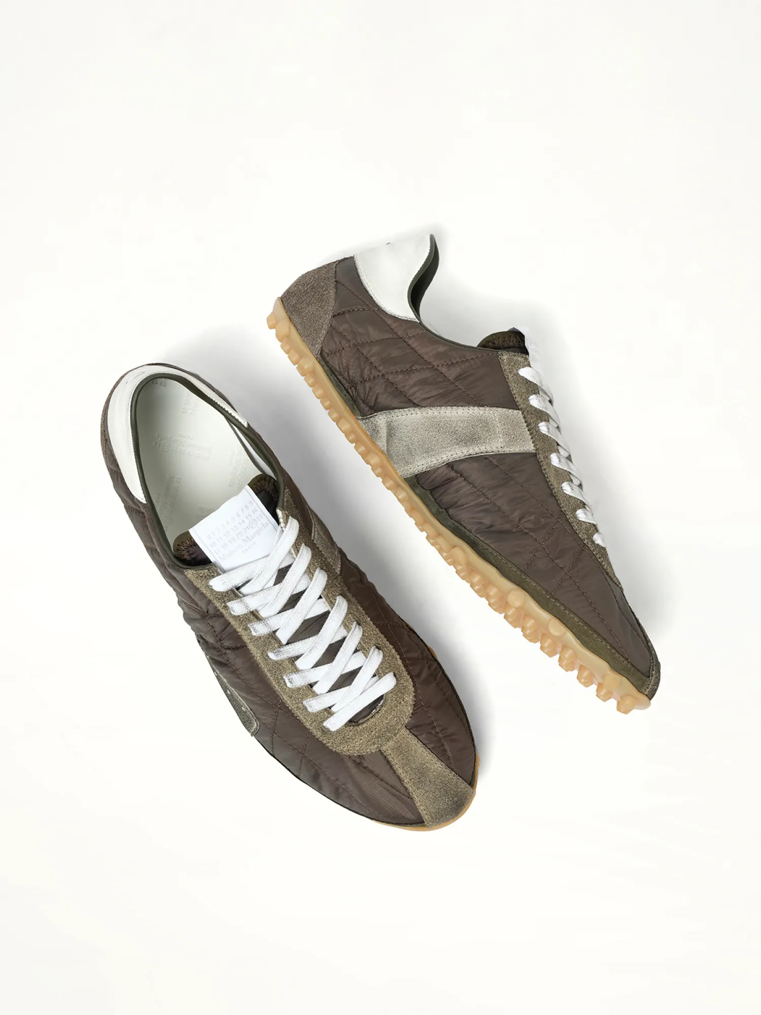 Sprinters Low Sneaker in Dark Green/White/Grey sold by MARAIS product image thumbnail 4