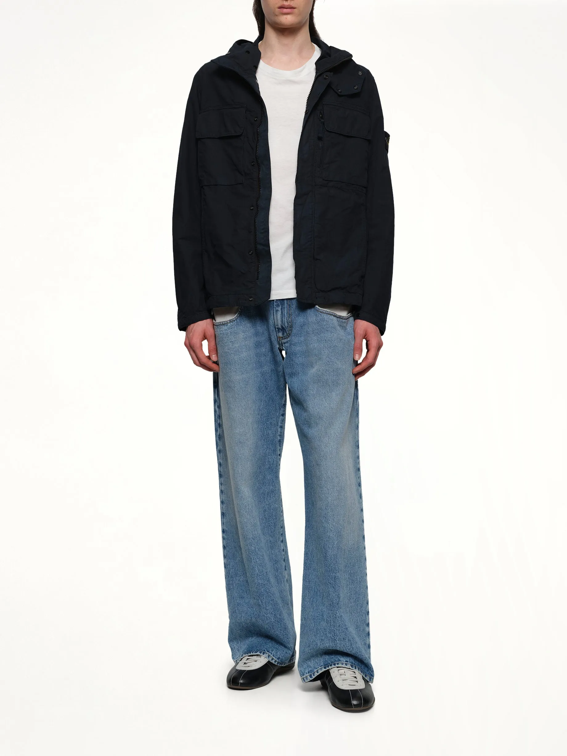 Q10001 Short Parka in Navy Blue sold by MARAIS product image thumbnail 4