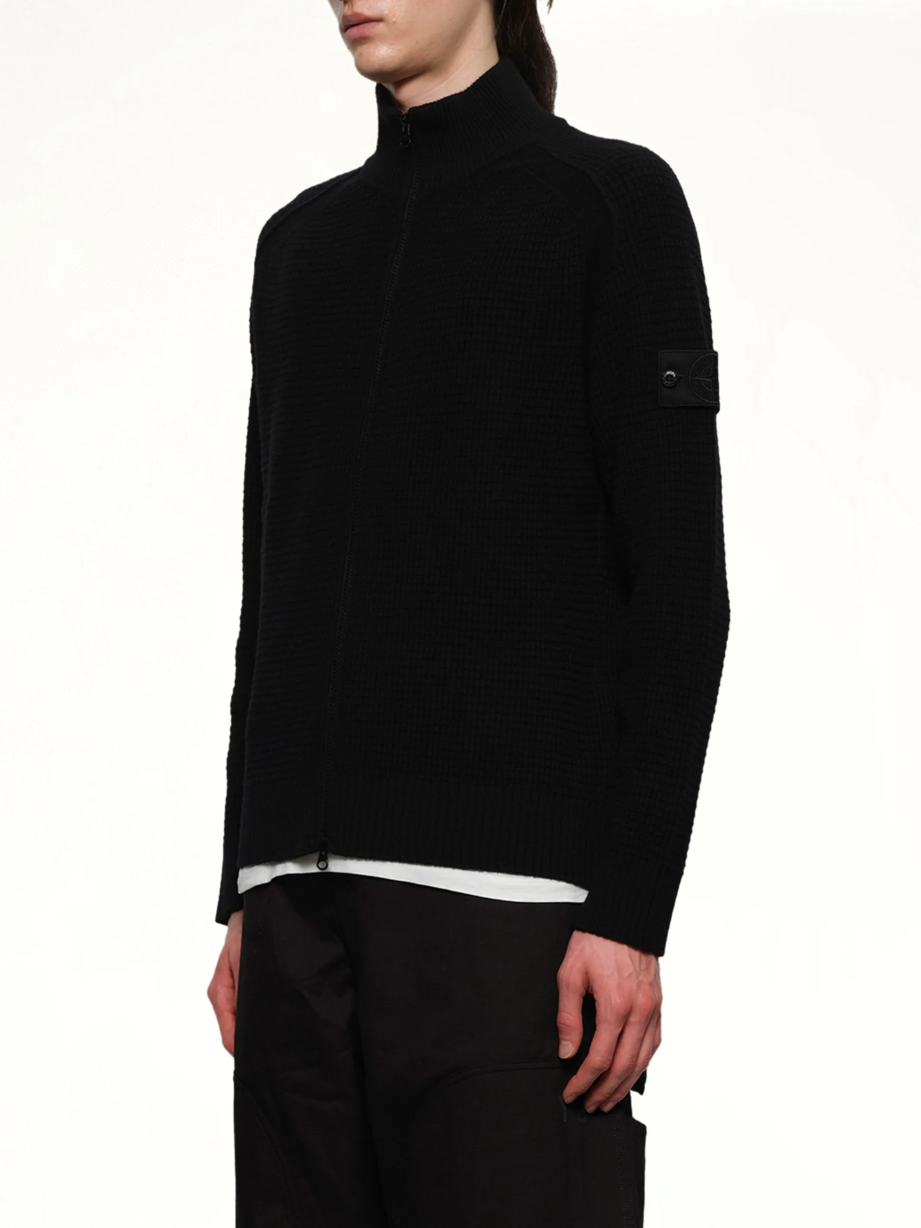 510008 Knit Cardigan in Black sold by MARAIS product image thumbnail 3