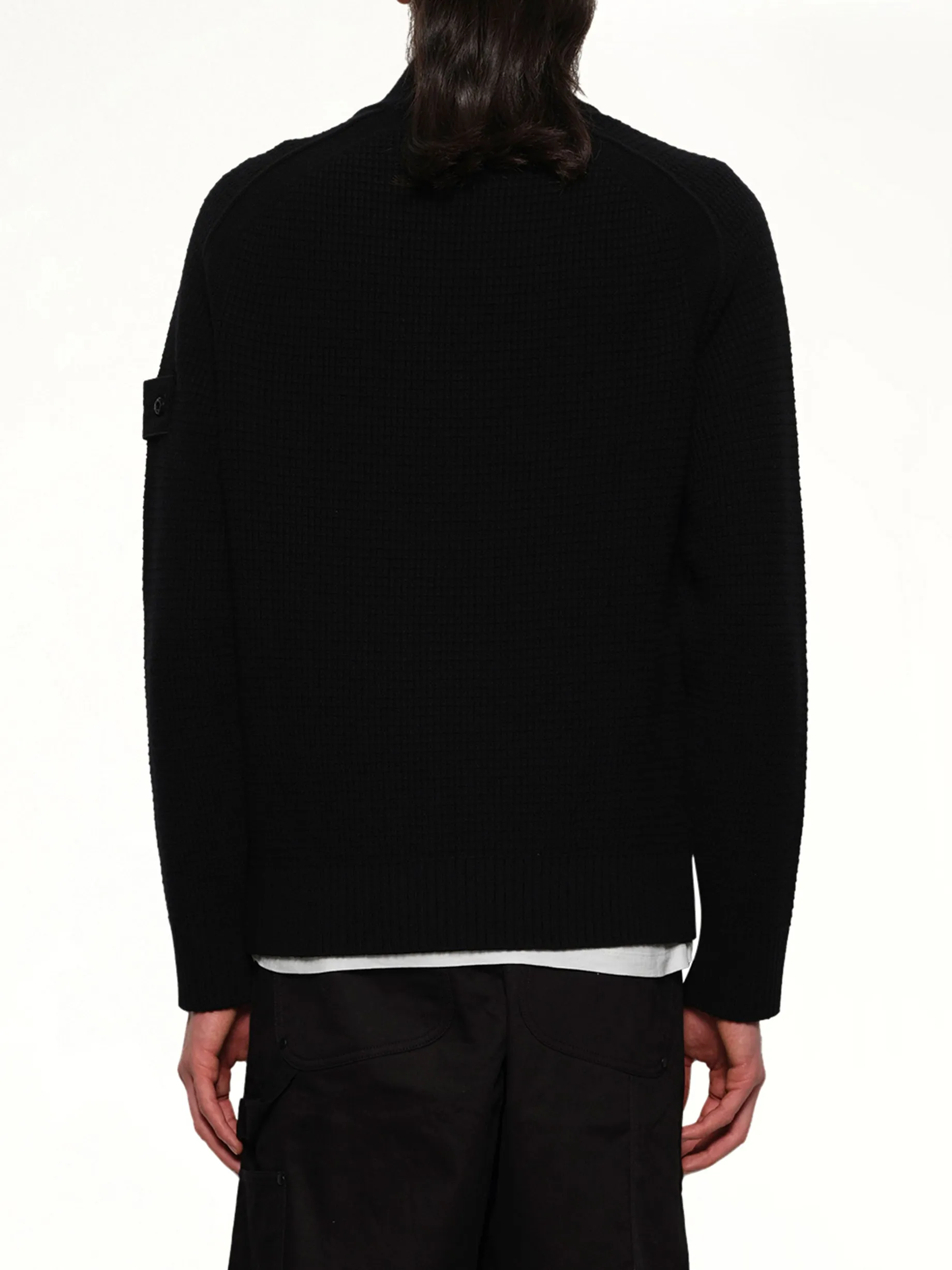 510008 Knit Cardigan in Black sold by MARAIS product image thumbnail 5