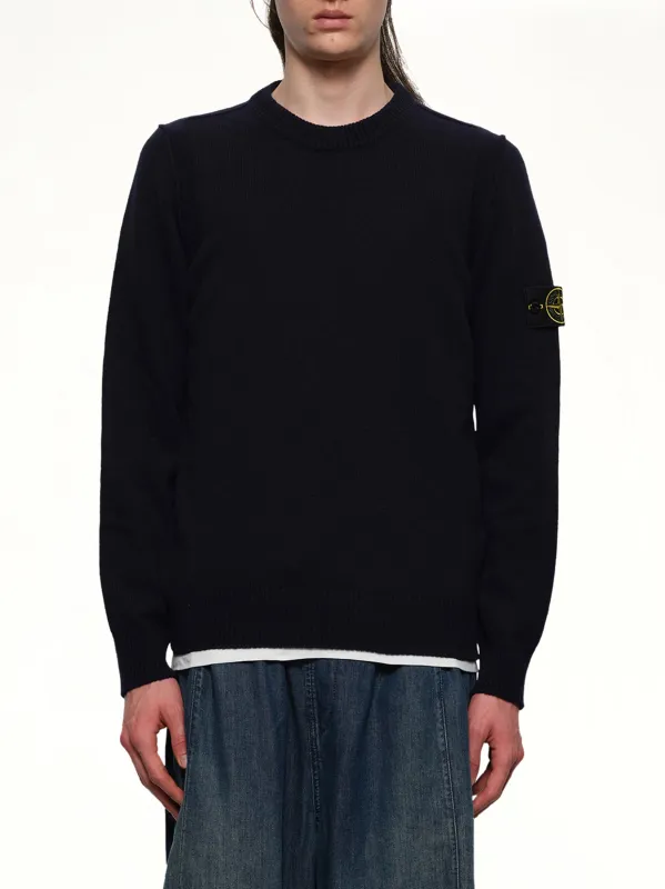 510007 Crewneck Sweater in Navy Blue sold by MARAIS