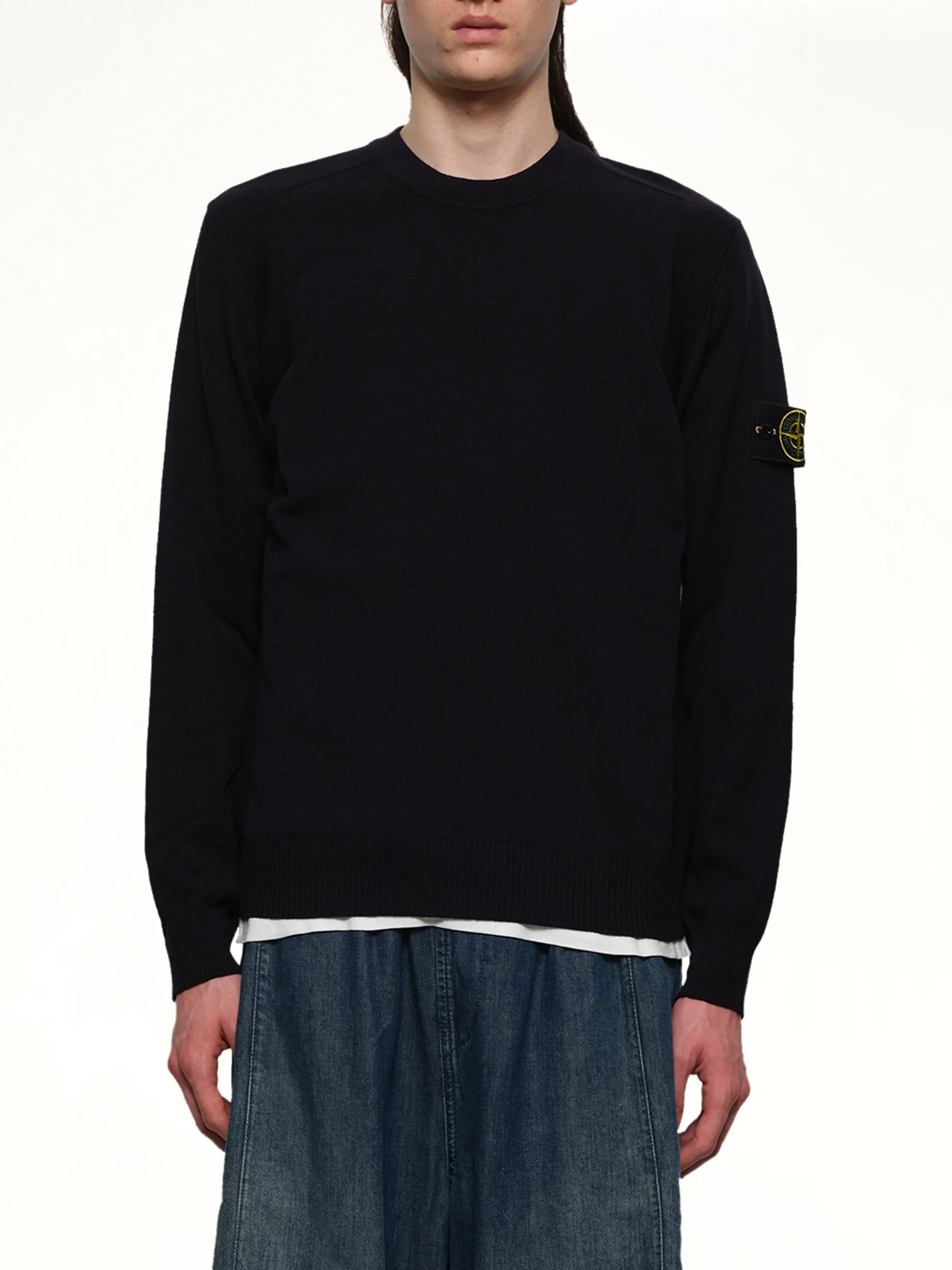 510000 Crewneck Sweatshirt in Navy Blue sold by MARAIS
