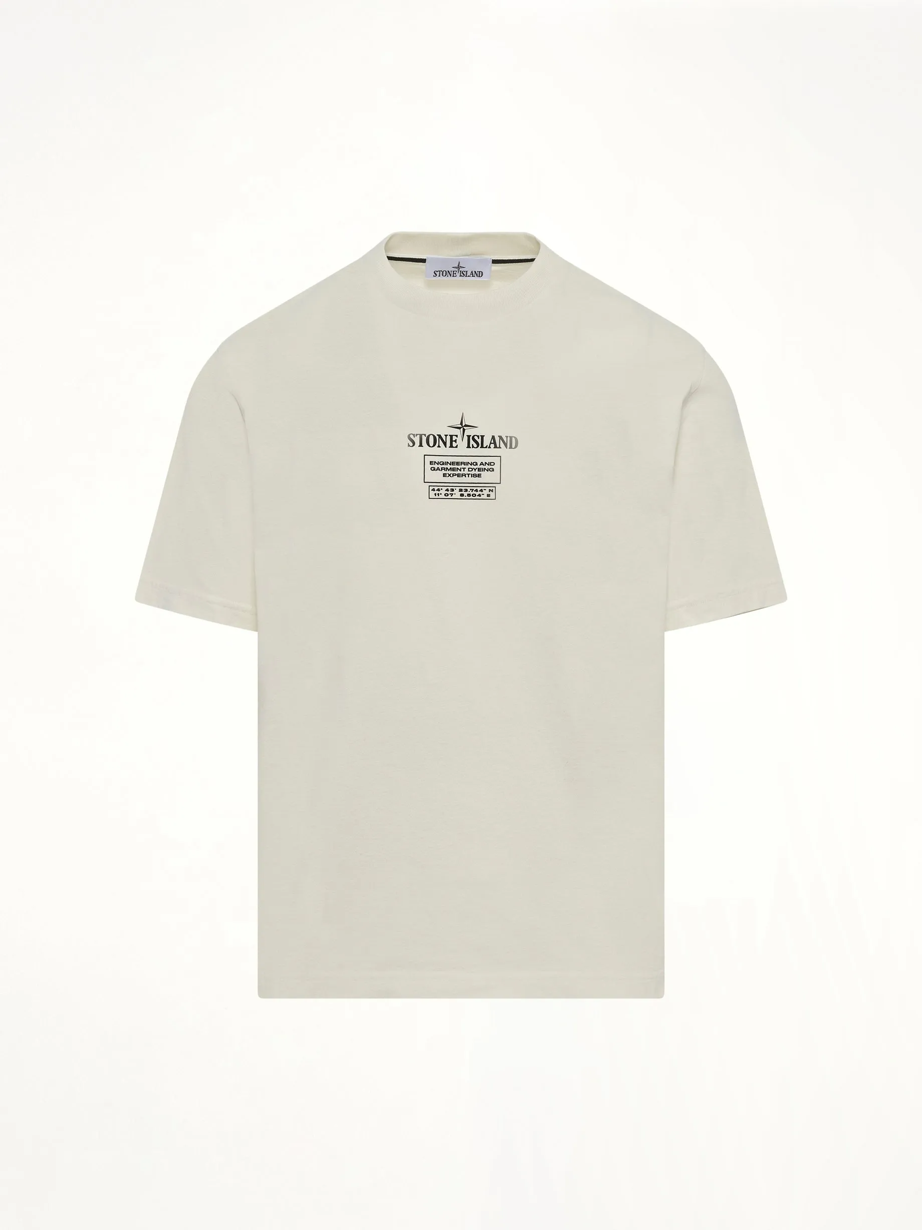 210003 02 Industrial Logos S/S T-Shirt in Ivory sold by MARAIS product image thumbnail 2