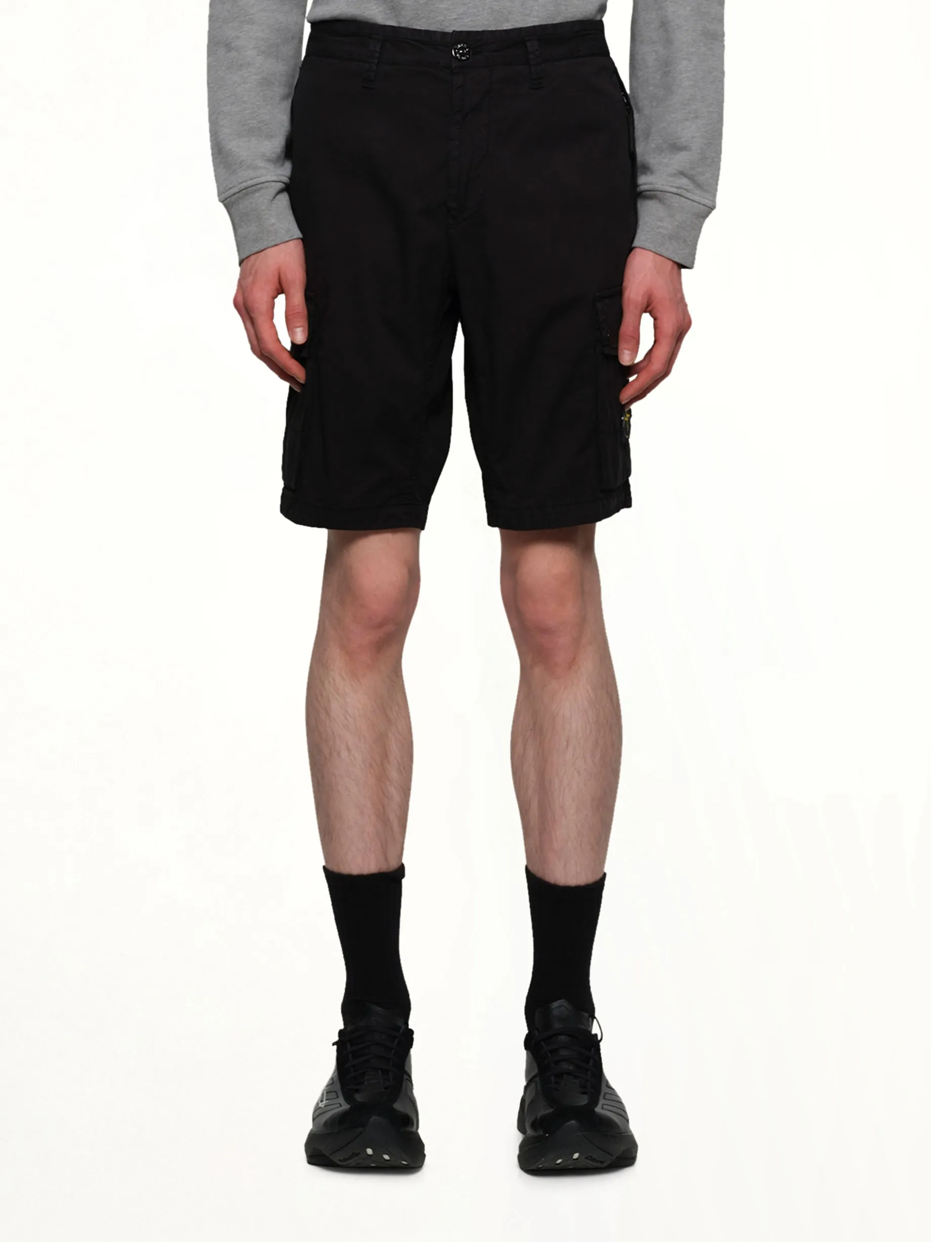 L10001 Supima Bermuda Shorts in Black sold by MARAIS