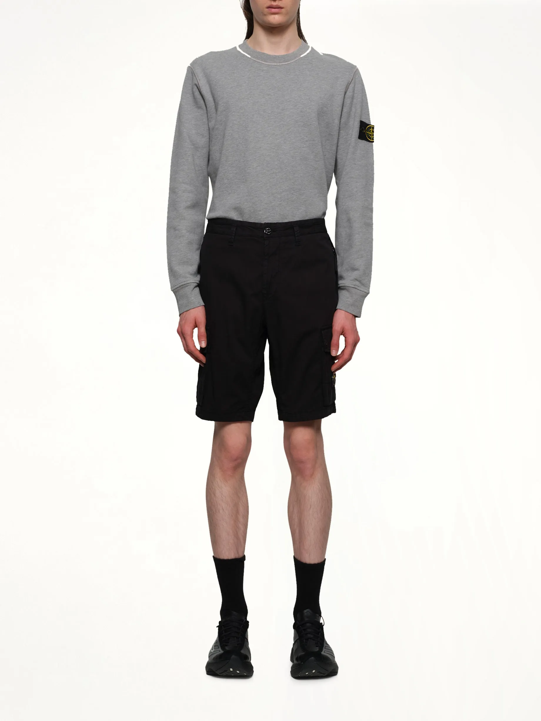 L10001 Supima Bermuda Shorts in Black sold by MARAIS product image thumbnail 4