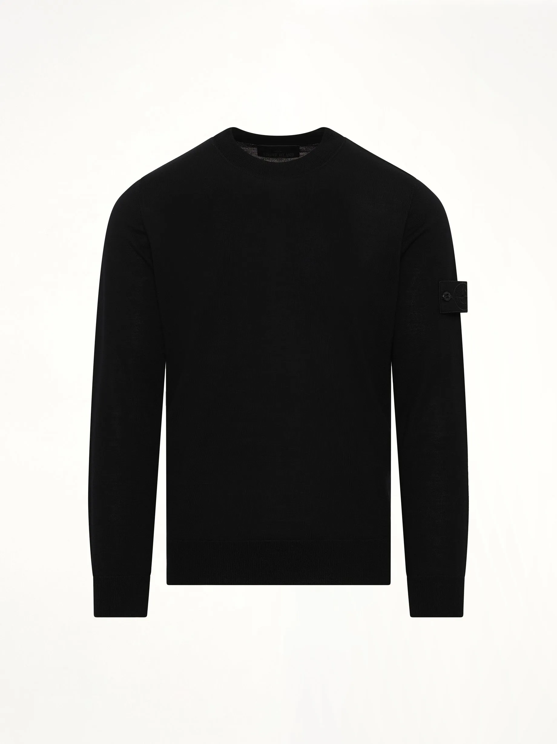 510007 Wool Crew Neck Sweater in Black sold by MARAIS product image thumbnail 2