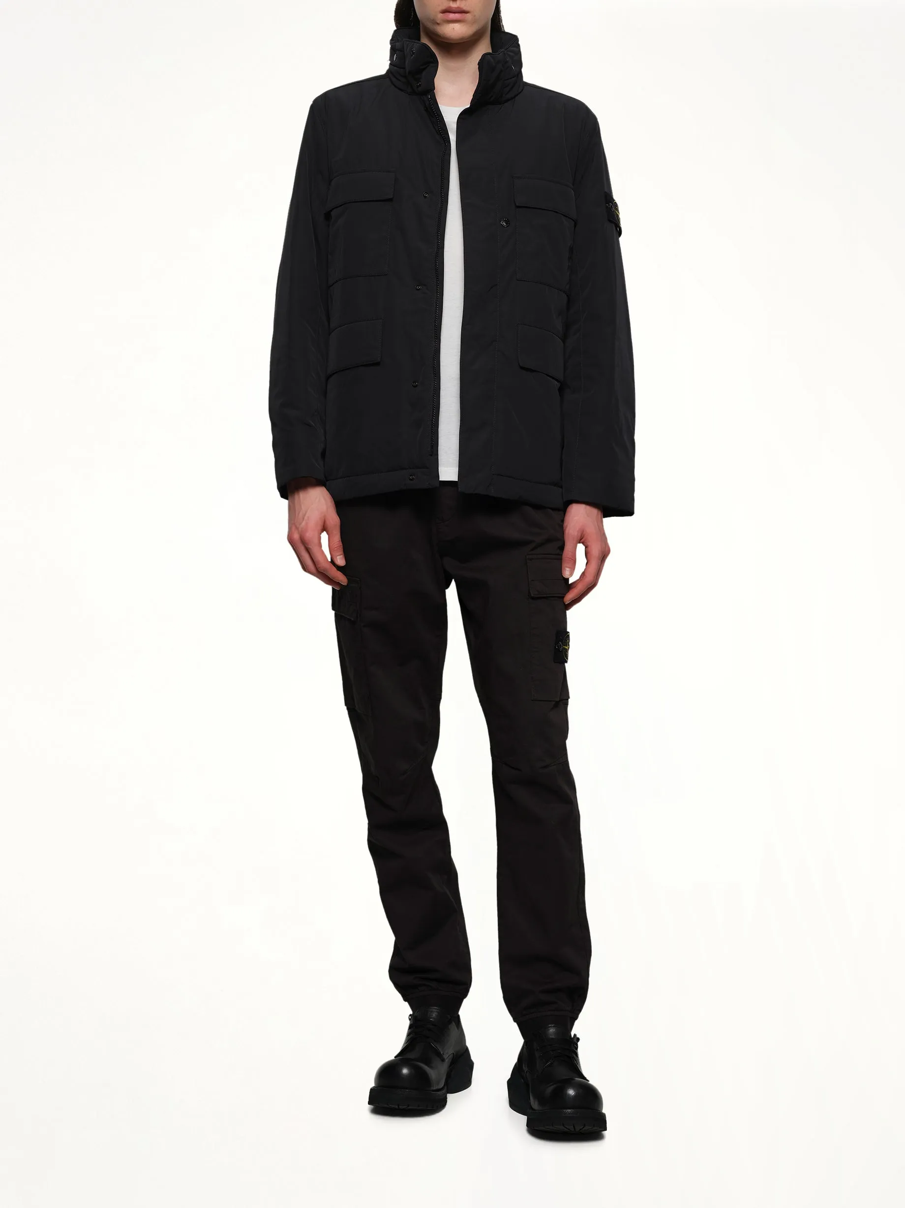 410004 Micro Twill Field Jacket in Black sold by MARAIS product image thumbnail 4