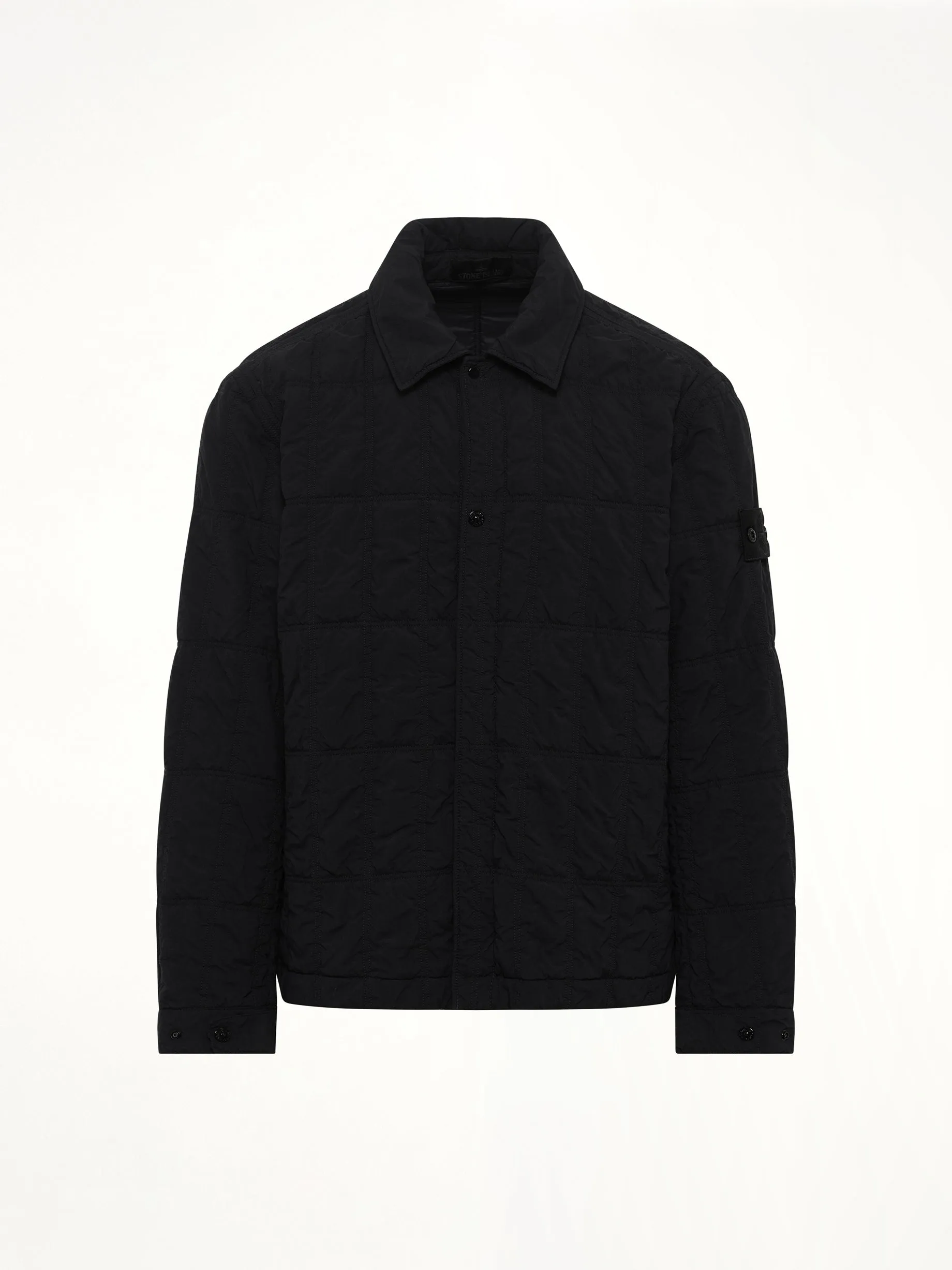 410009 Nylon Smerigliato Jacket in Black sold by MARAIS product image thumbnail 2