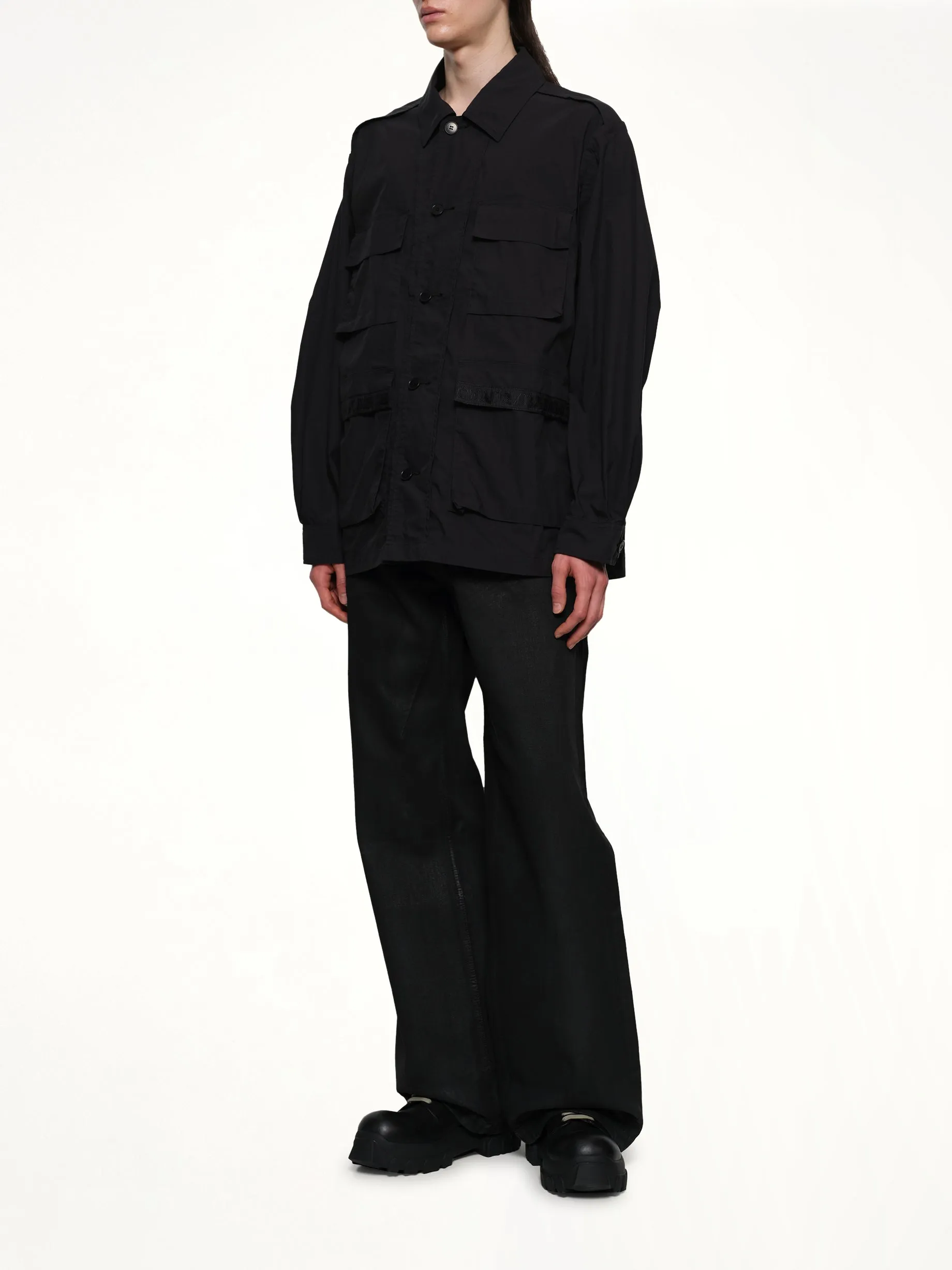 Pocket Shirt in Black sold by MARAIS product image thumbnail 4