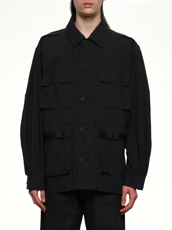 Pocket Shirt in Black sold by MARAIS