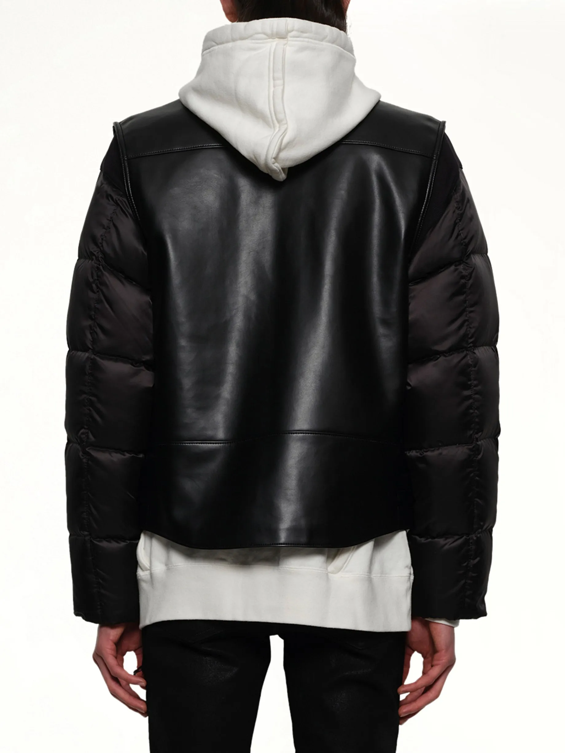 Vegan Leather Blouson in Black sold by MARAIS product image thumbnail 5