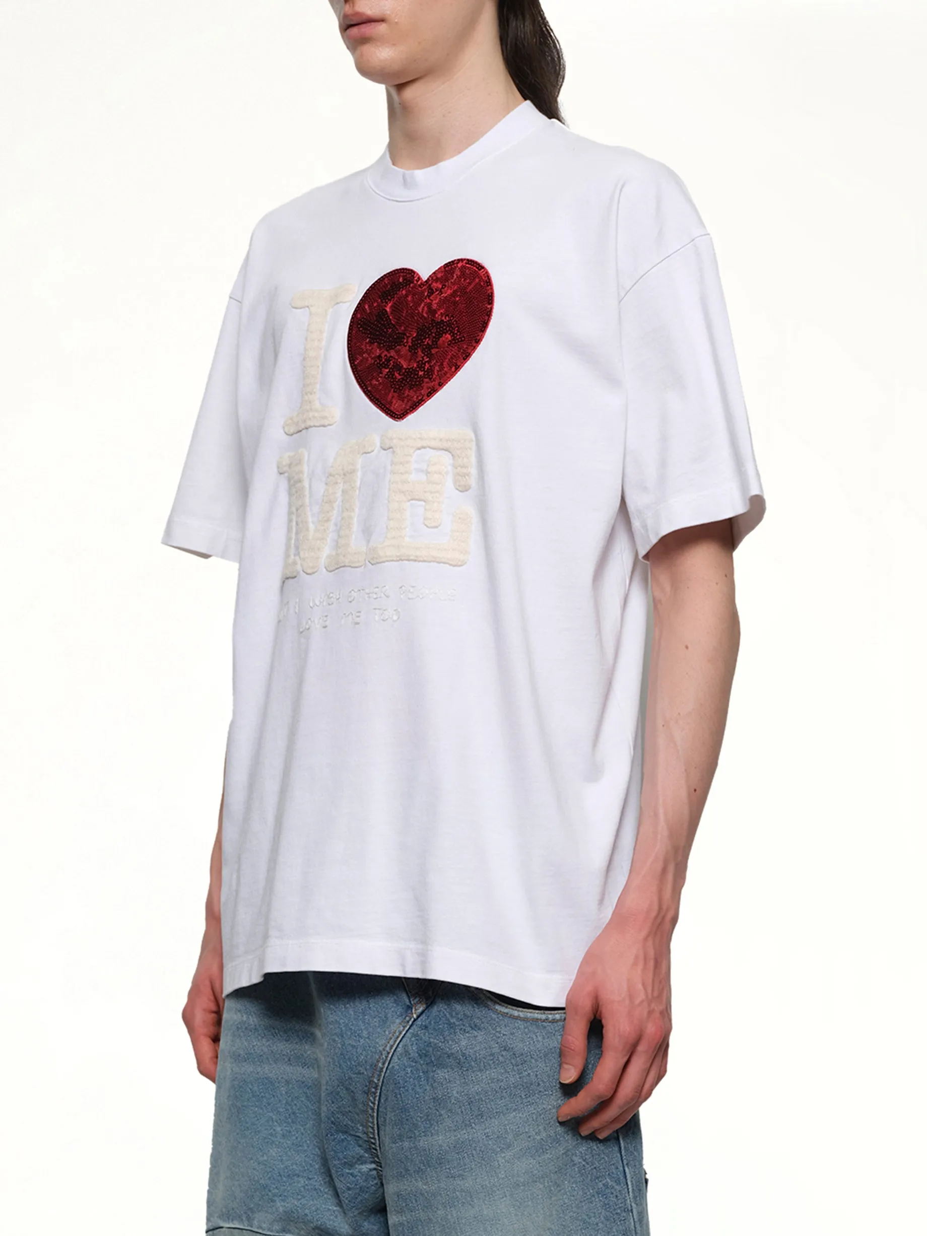 Grip-Love T-Shirt in White sold by MARAIS product image thumbnail 3