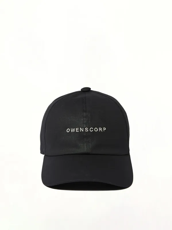 Owenscorp Baseball Cap in Black/Pearl sold by MARAIS