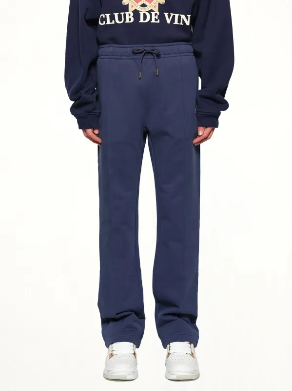 Patch Open Hem Jogger in Navy sold by MARAIS
