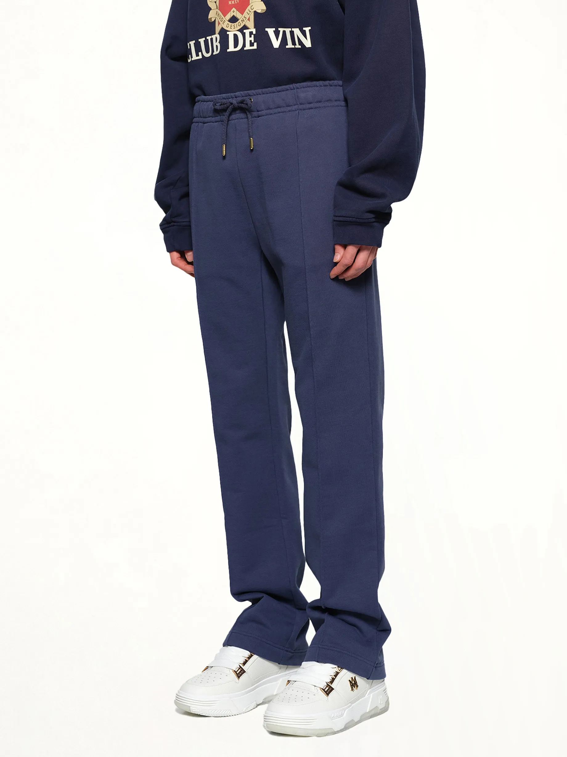 Patch Open Hem Jogger in Navy sold by MARAIS product image thumbnail 3
