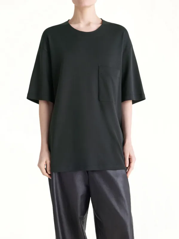 Relaxed Fit T-Shirt in Black sold by MARAIS