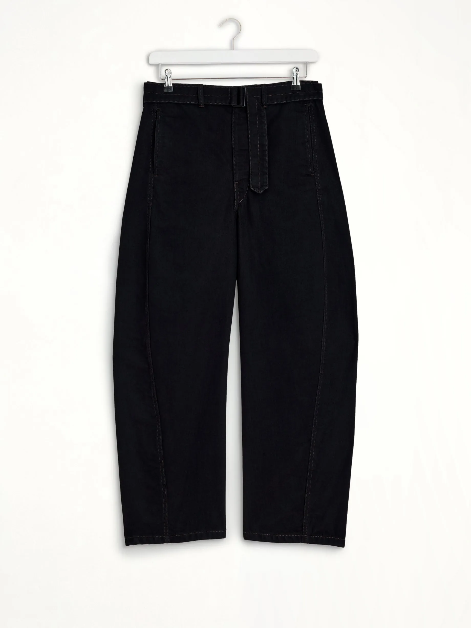Twisted Belted Pants In Black sold by MARAIS product image thumbnail 2