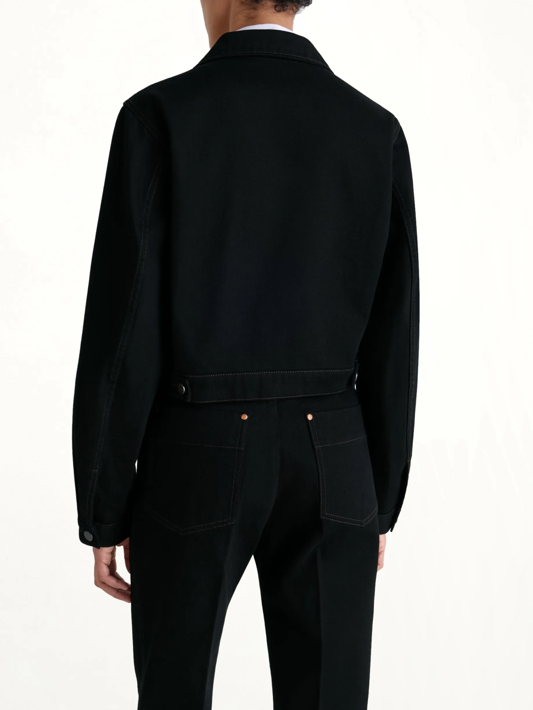 Cropped Blouson in Black sold by MARAIS product image thumbnail 5