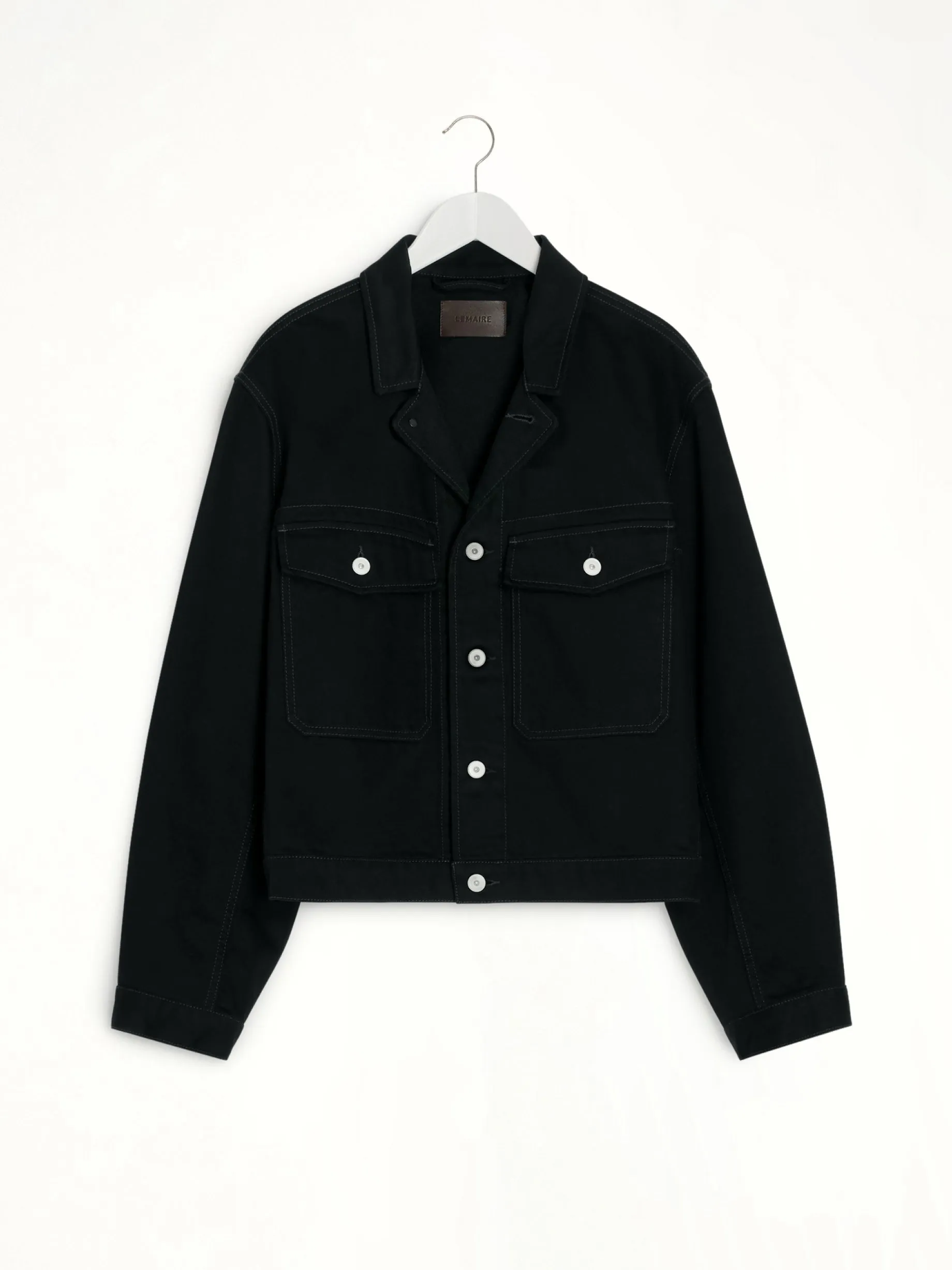 Trucker Jacket in Black sold by MARAIS product image thumbnail 2
