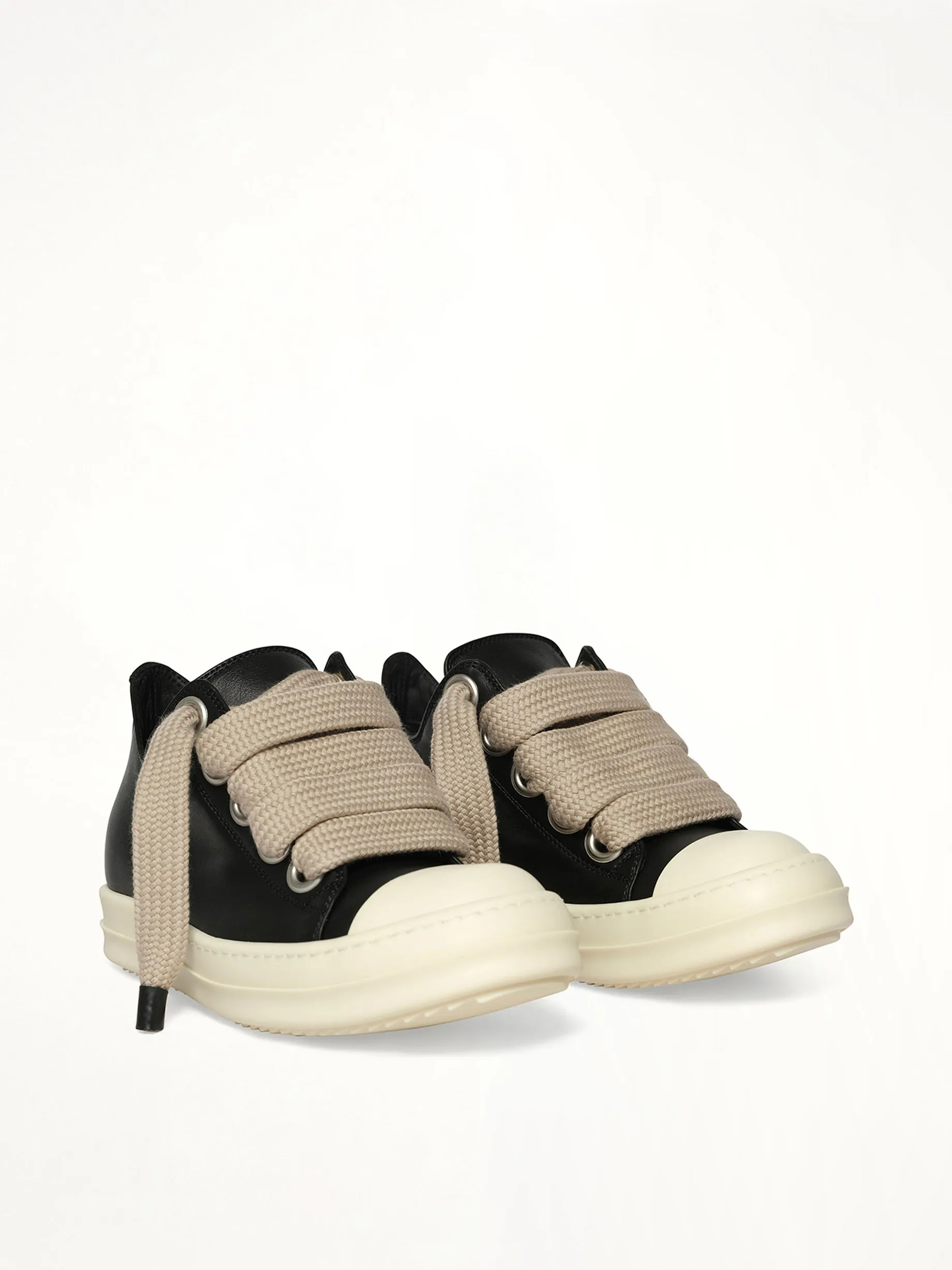 Jumbolace Low Sneaks in Black/Milk/Milk sold by MARAIS product image thumbnail 2