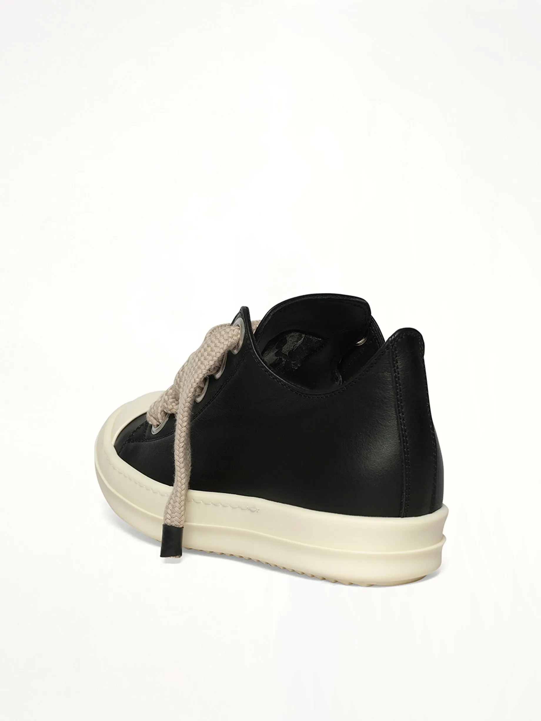 Jumbolace Low Sneaks in Black/Milk/Milk sold by MARAIS product image thumbnail 3