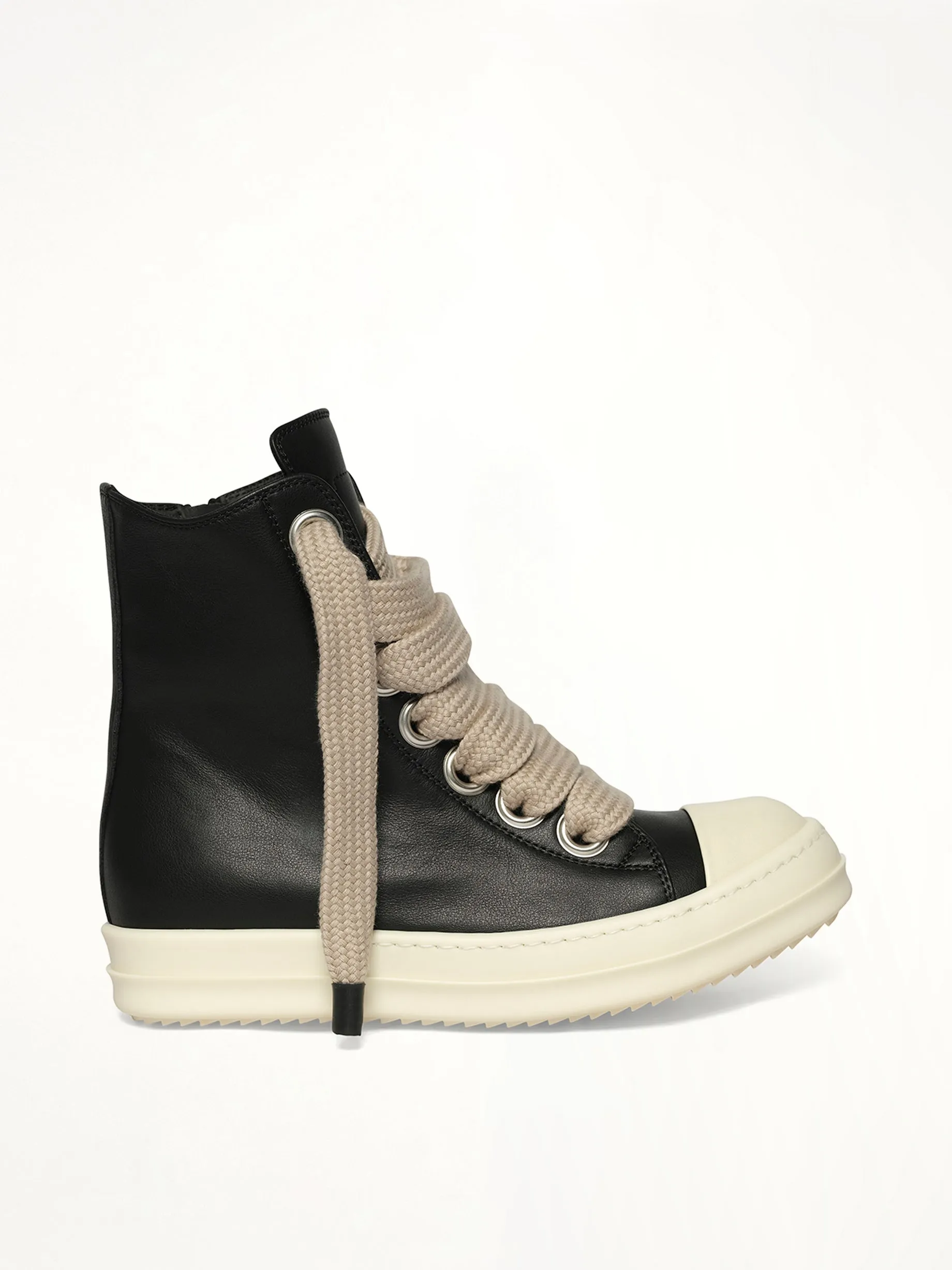 Jumbolace Sneaks in Black/Milk/Milk sold by MARAIS